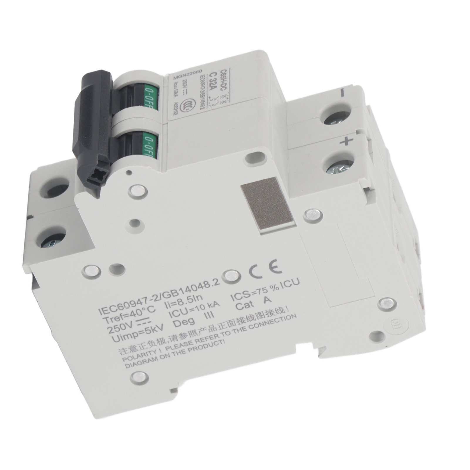 Leitungsschutzschalter C65h-dc 2p 250 V Dc Neutral