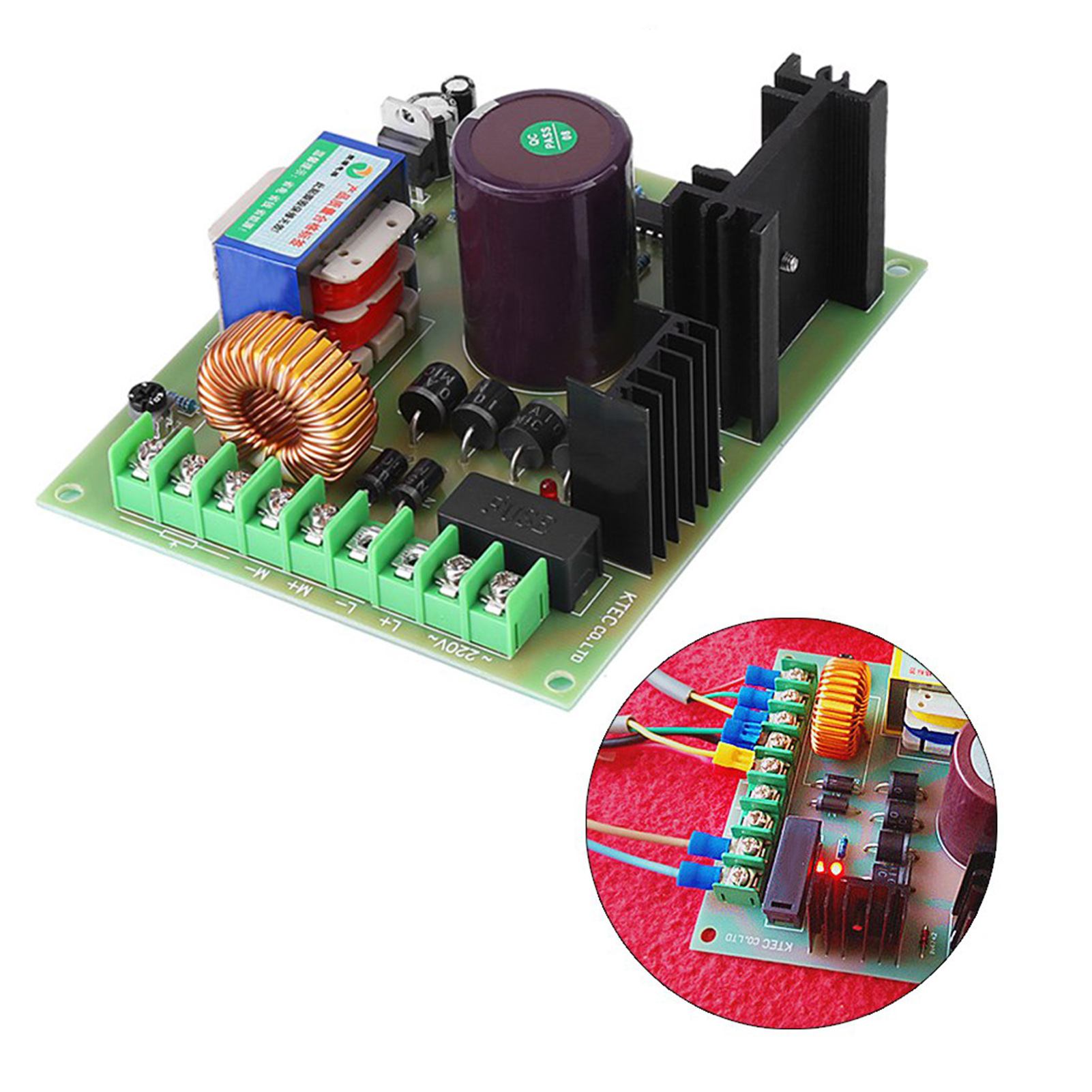Ly-820 Hochleistungs-gleichstrommotor-drehzahlregler, 220v Permanentmagnetmotor-steuerplatine Mit Pulsweitenmodulation (pwm)
