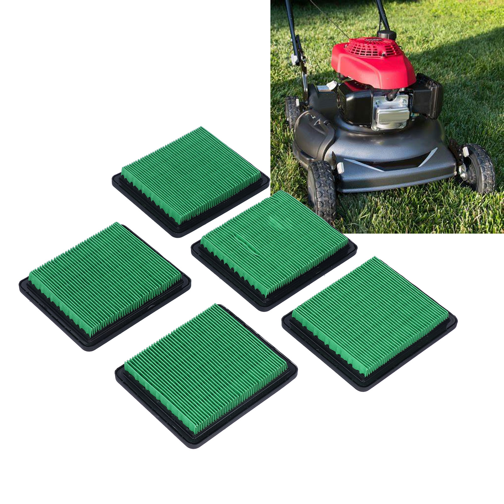 Set Mit 5 Luftfiltern Für Honda Gcv160, Gcv190 Und Husqvarna 7021p Rasenmäher