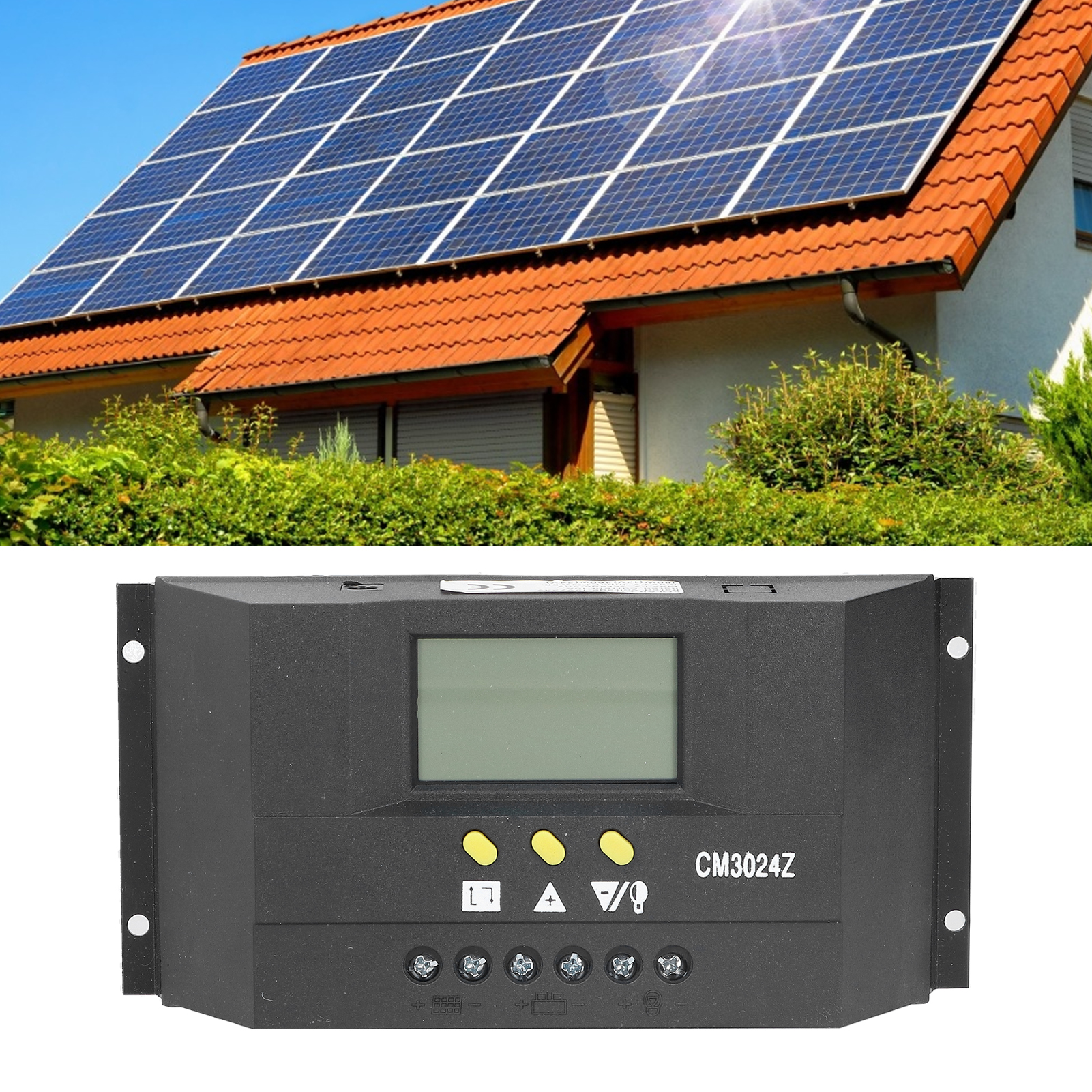 Pwm-solarlade-/entladeregler Für Intelligente 12v/24v 10a Photovoltaik-stromerzeugungssysteme