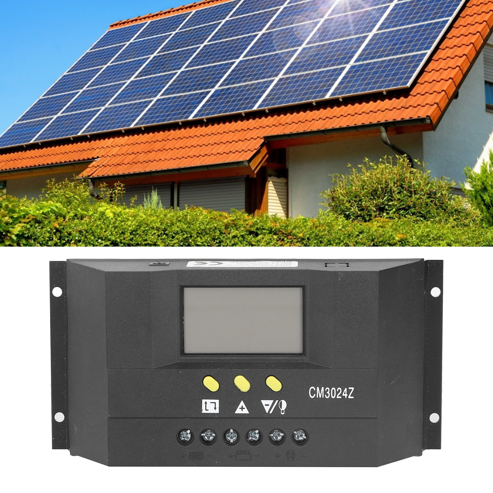 Pwm-solarlade-/entladeregler Für Intelligente Photovoltaik-stromerzeugungssysteme 12v/24v 30a