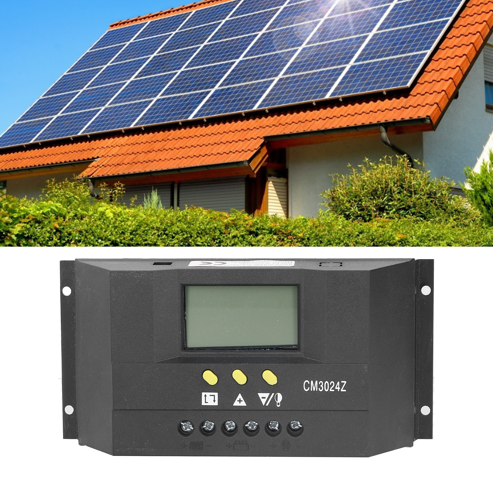 Intelligenter Solarlade-/entladeregler Für Photovoltaik-anlagen, Pwm 12v/24v 50a