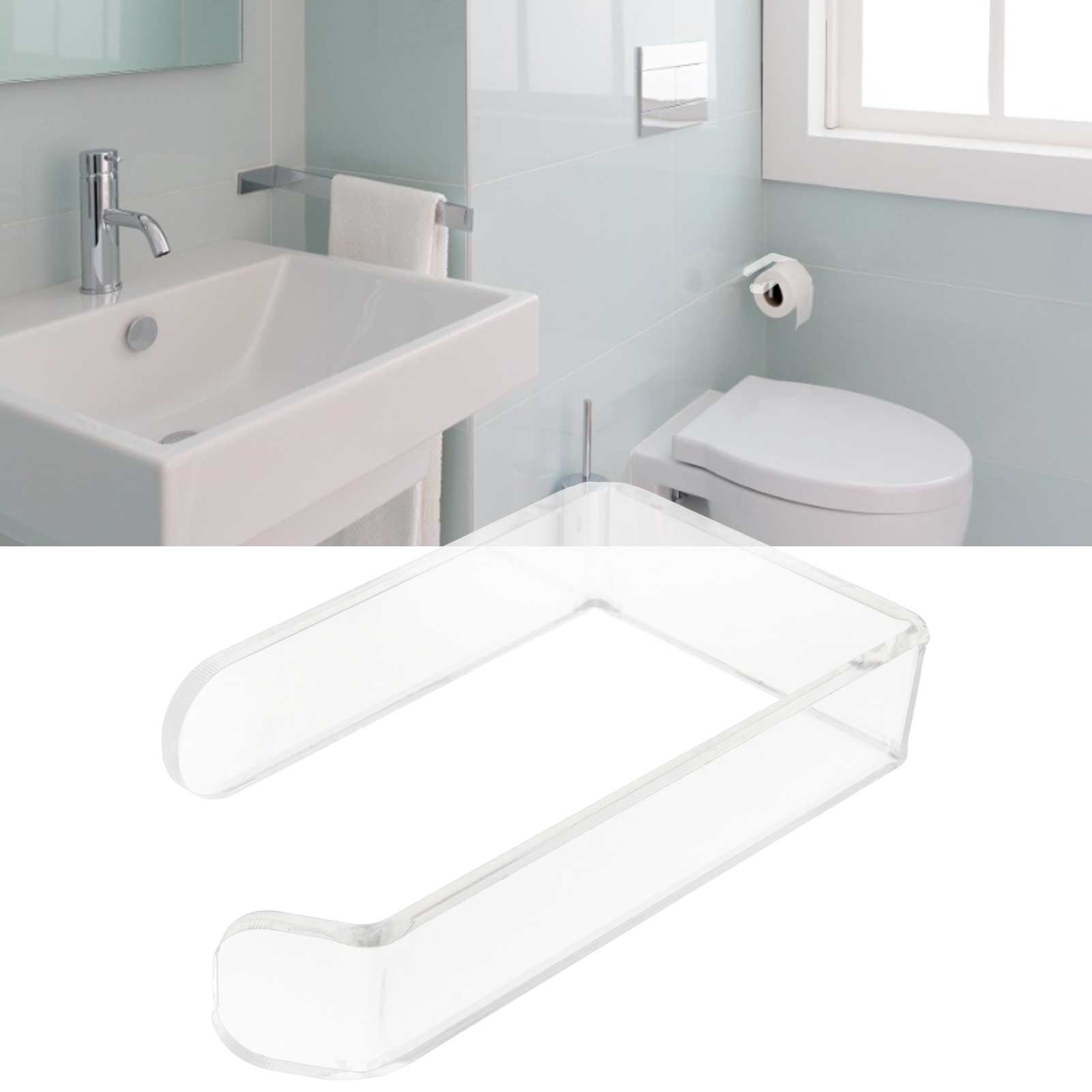 Toilettenpapierhalter Ohne Bohren, Toilettenpapierhalter Aus Acryl, Originaler Toilettenpapierrollenhalter