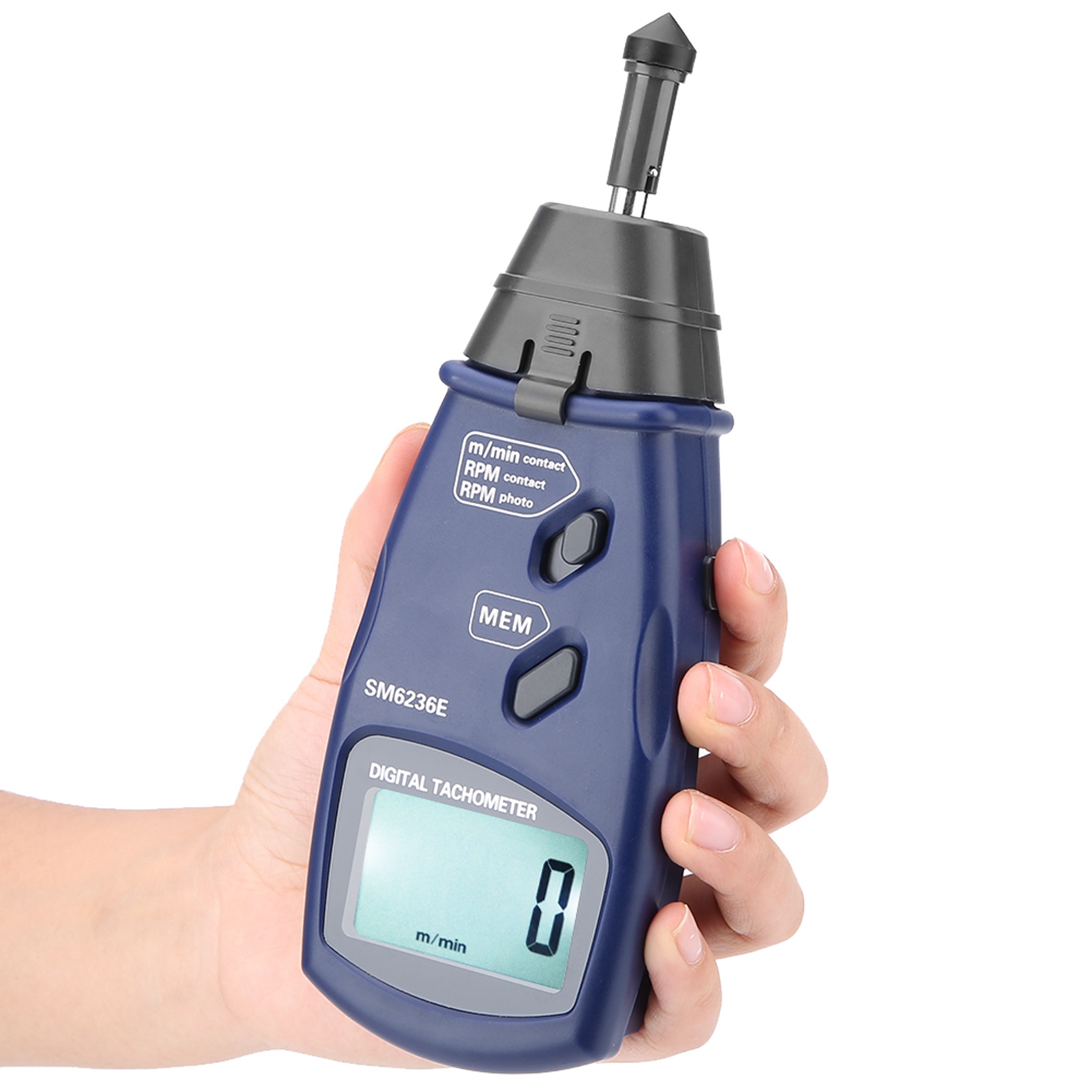 Digitaler Drehzahlmesser Sm6236e, Laser-drehzahlmesser, Fotoelektrischer Drehzahlmesser, Datenspeicher