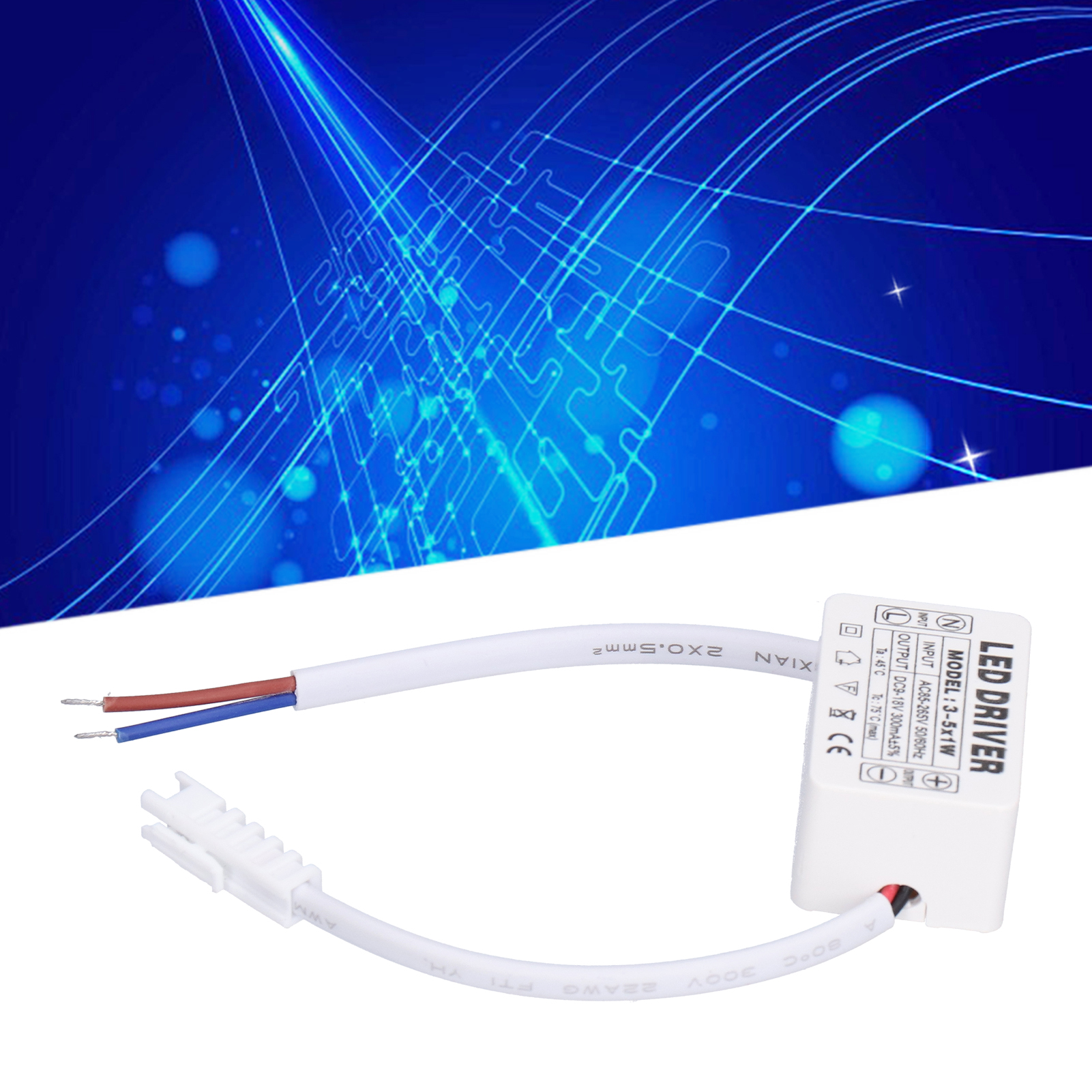 300ma Konstantstrom-led-treiber, Ac85-265v Eingang, 9-18v Dc Ausgang, Leistungstreiberanschluss, Transformator Für Led-lampe.