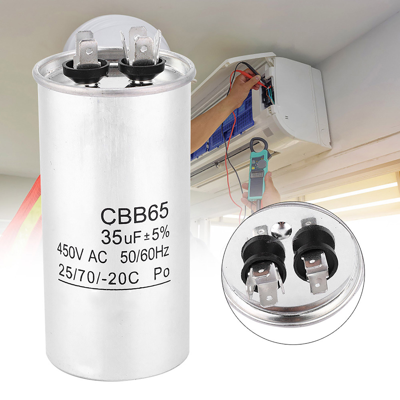 Cbb65 450v 35uf Anlaufkondensator Für Klimaanlagen
