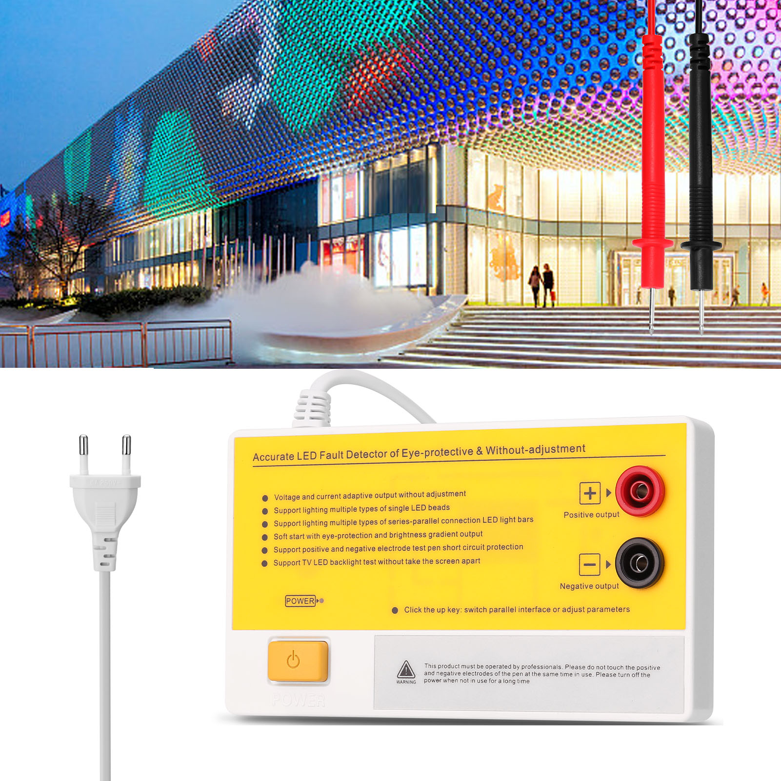 220-v-led-chip-tester Gemäß Europäischen Normen, Tv-hintergrundbeleuchtungstester, Multifunktionales Led-chip-testgerät, Led-streifen-messgerät