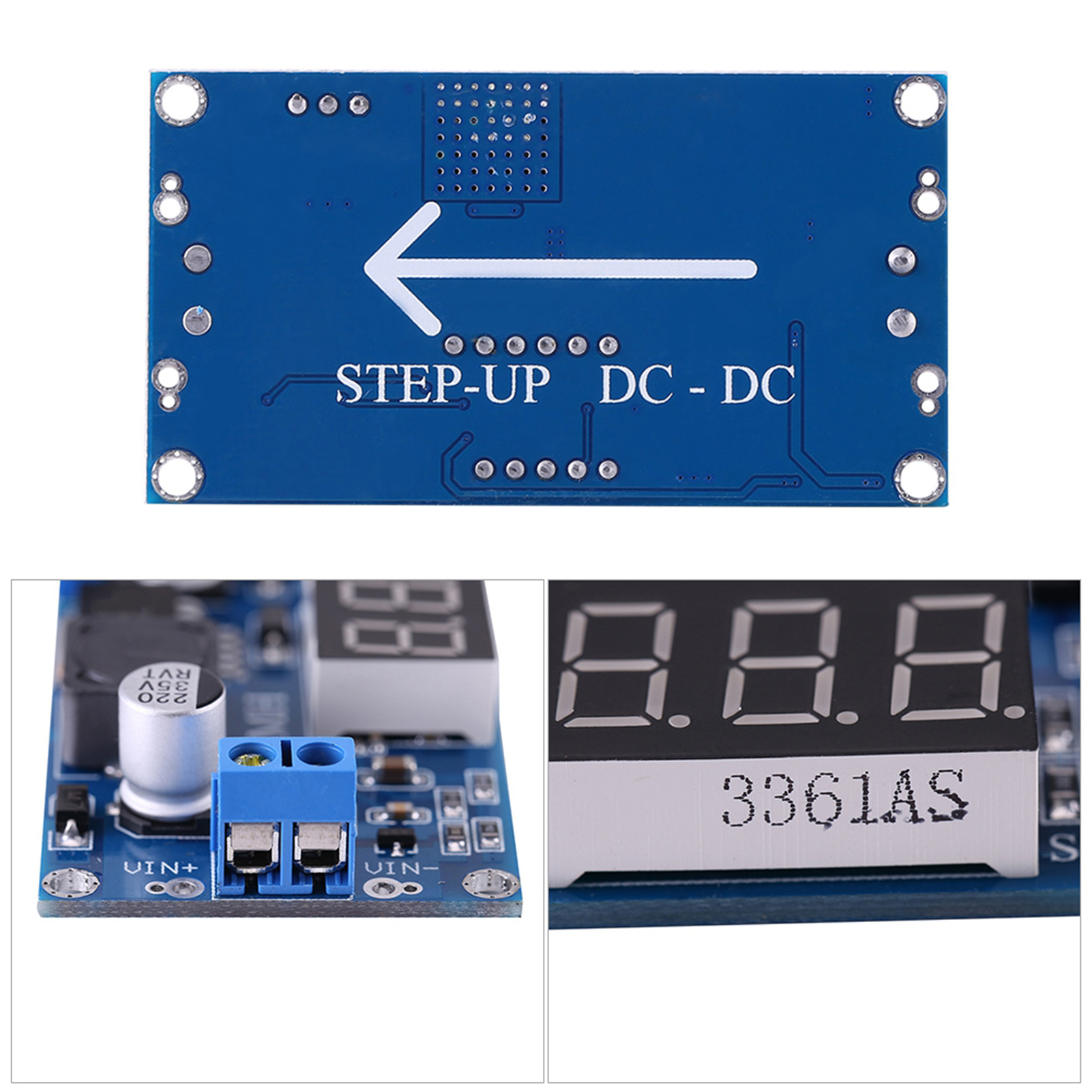 Xl6009 Einstellbares Boost-modul 4,5–32 V Auf 5–35 V Mit Digitaler Voltmeteranzeige