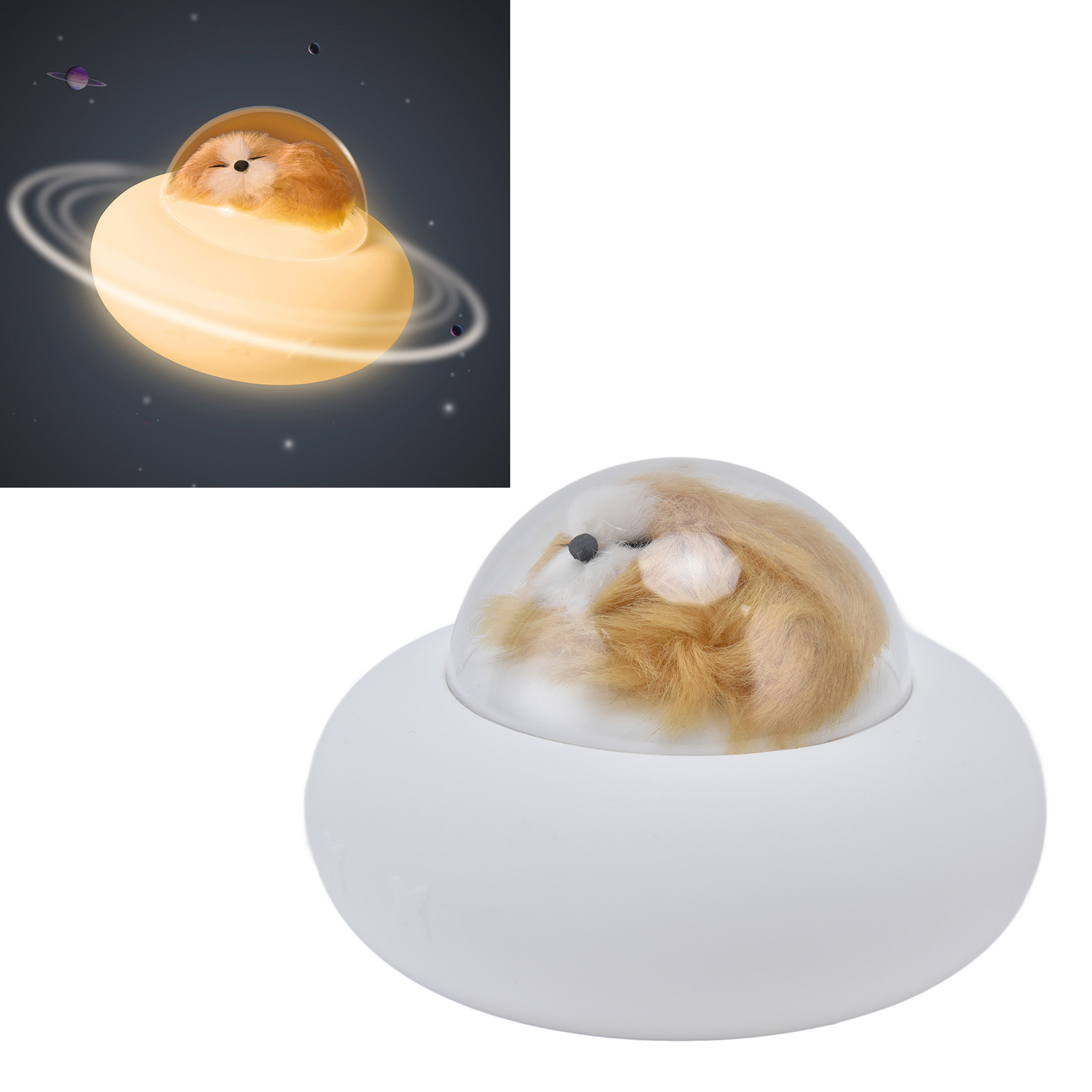 Niedliches Baby-nachtlicht, Bezauberndes Katzen-nachtlicht, Usb-aufladbar, Berührungsempfindlich, Dimmbar, Aus Weichem Silikon, Nachtlicht Für Kätzchen Und Welpen, Led, Schlafzimmerdekoration, Hunde-d