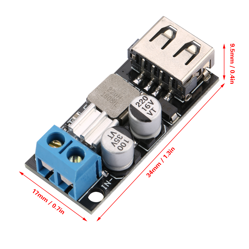 Dc-dc 12v/24v Zu Usb Qc3.0 Schnellladeplatine