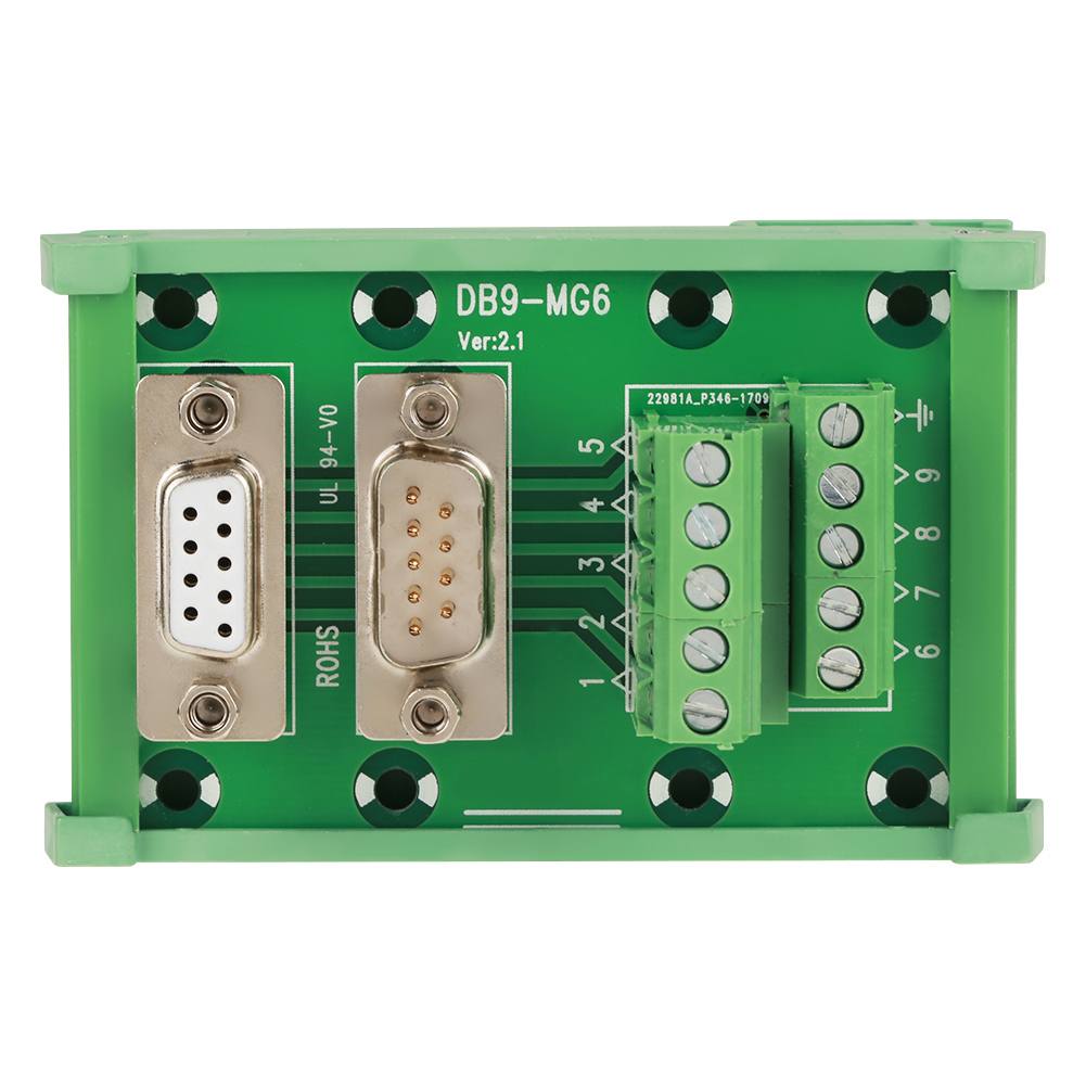 Db9-mg6 - Modulgehäuse, Gerader Stecker Und Buchse