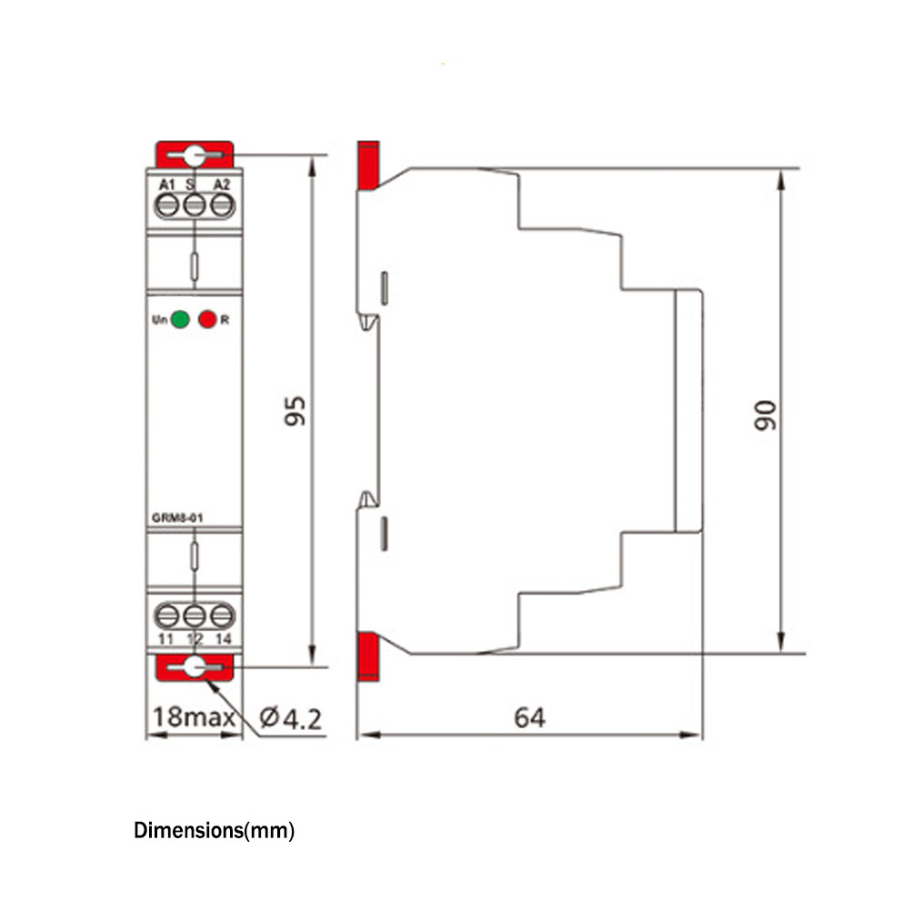 Grm8-02 Ac230 Elektronisches Impulsrelais