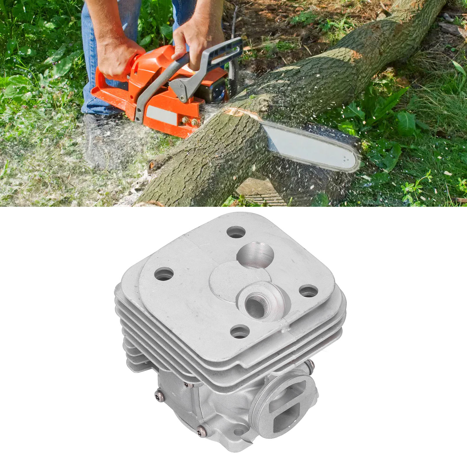 Geeignet Für Husqvarna 372xp 372 365 X-torq Kettensägen, Zylinderkolben, 50 Mm Kolbenringe.
