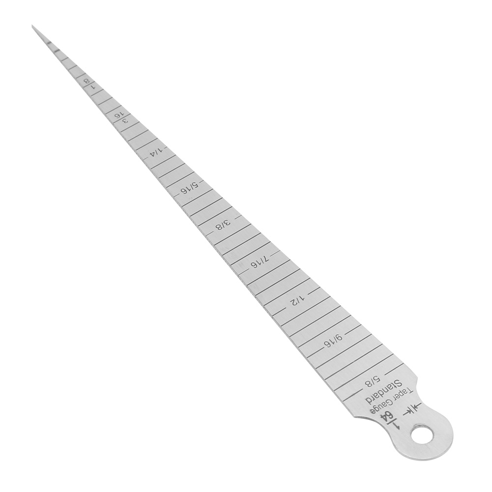 Präzisions-kegellineal Aus Edelstahl (1 Stück) 0-15 Mm