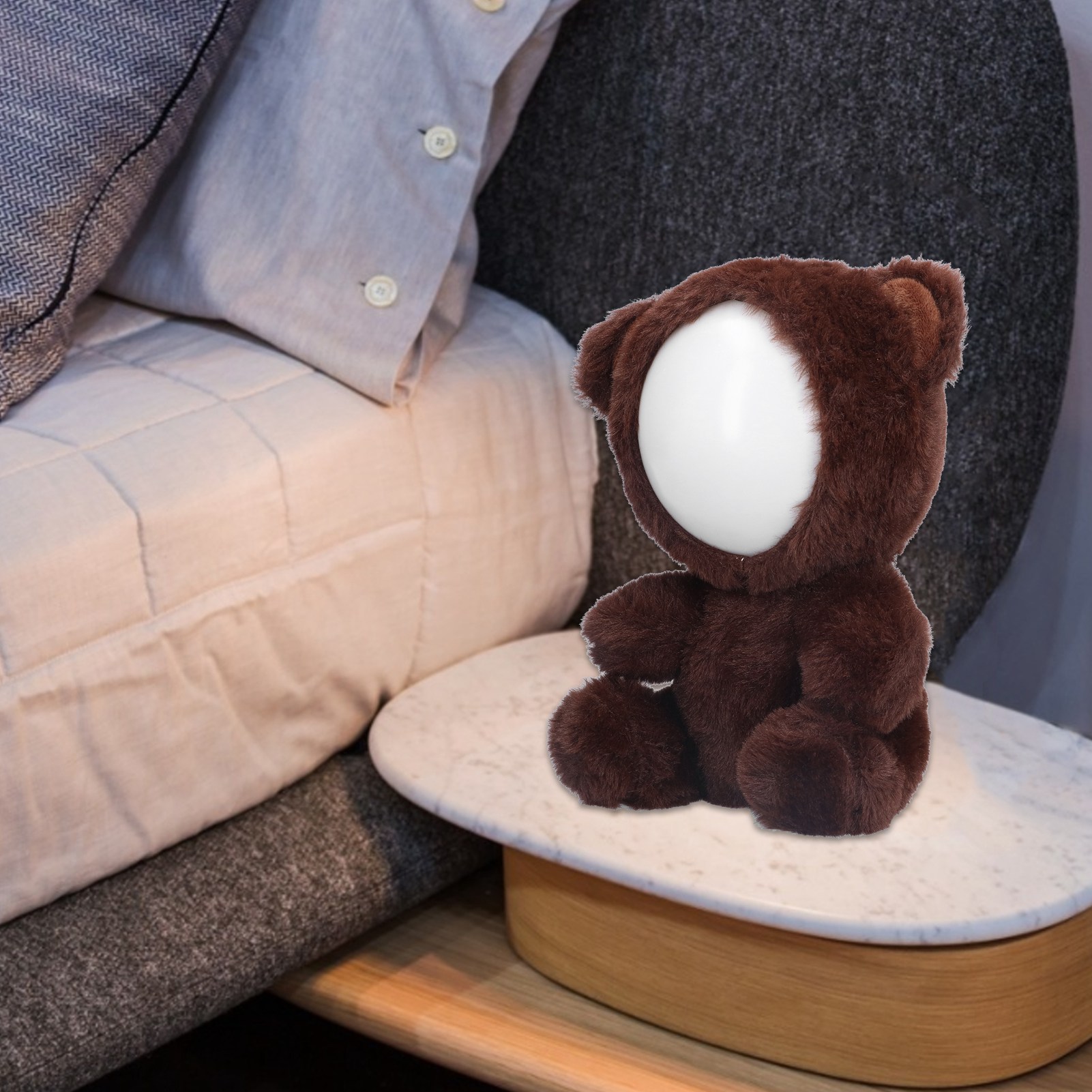 Led-plüsch-nachtlicht, Geschenk Für Kinder, Puppe, Nachtlicht Für Mädchen, Süßer Brauner Bär