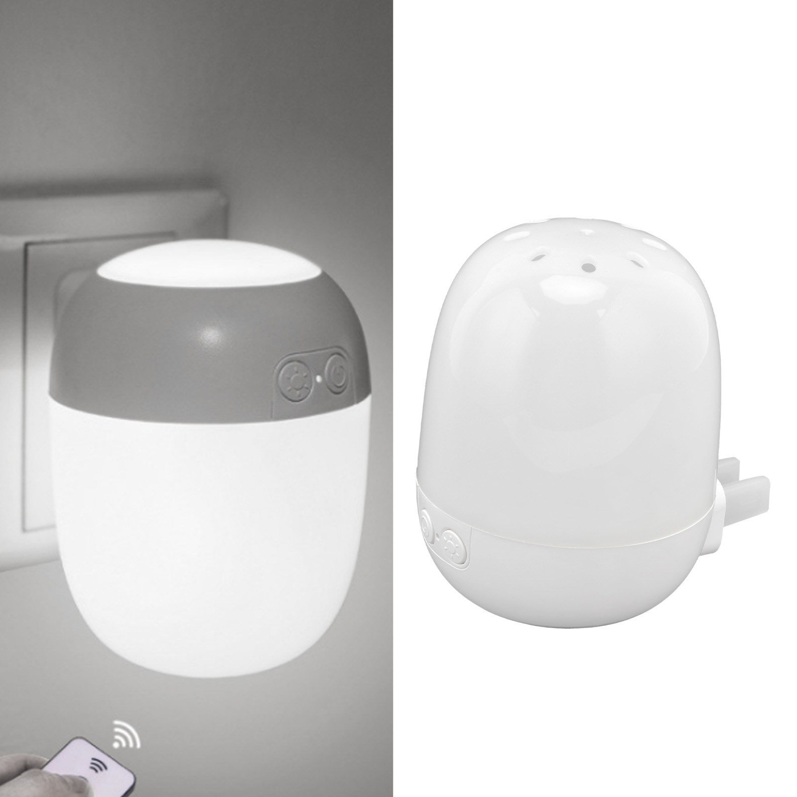 Kreatives Nachtlicht Mit Fernbedienung, Kinder-nachttischlampe Zum Einstecken, Led-stilllicht Fürs Babyzimmer, Augenschonendes Weißes Licht