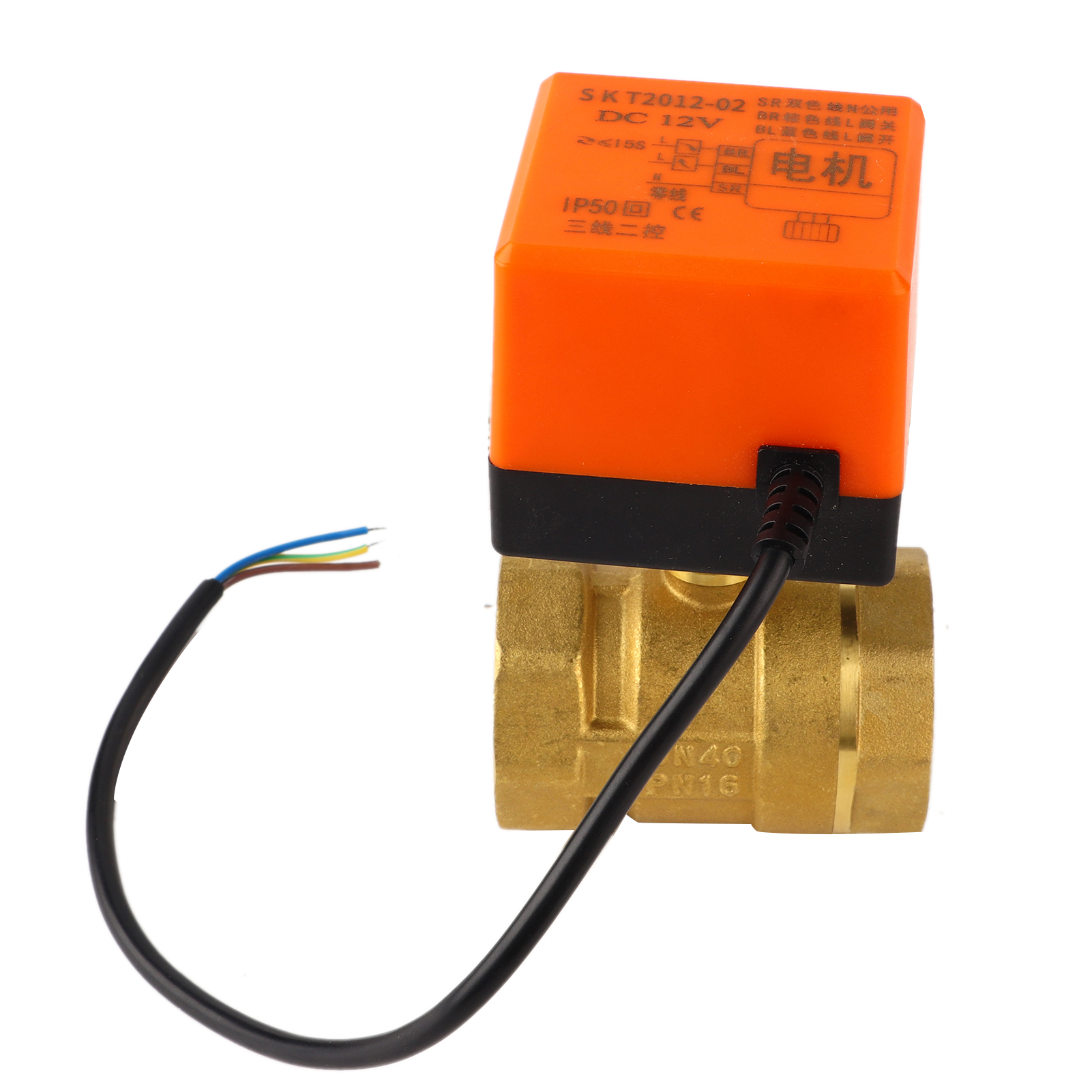 Dn40 G1-1/2" 12v Dc Bidirektionales Elektrisches Kugelventil