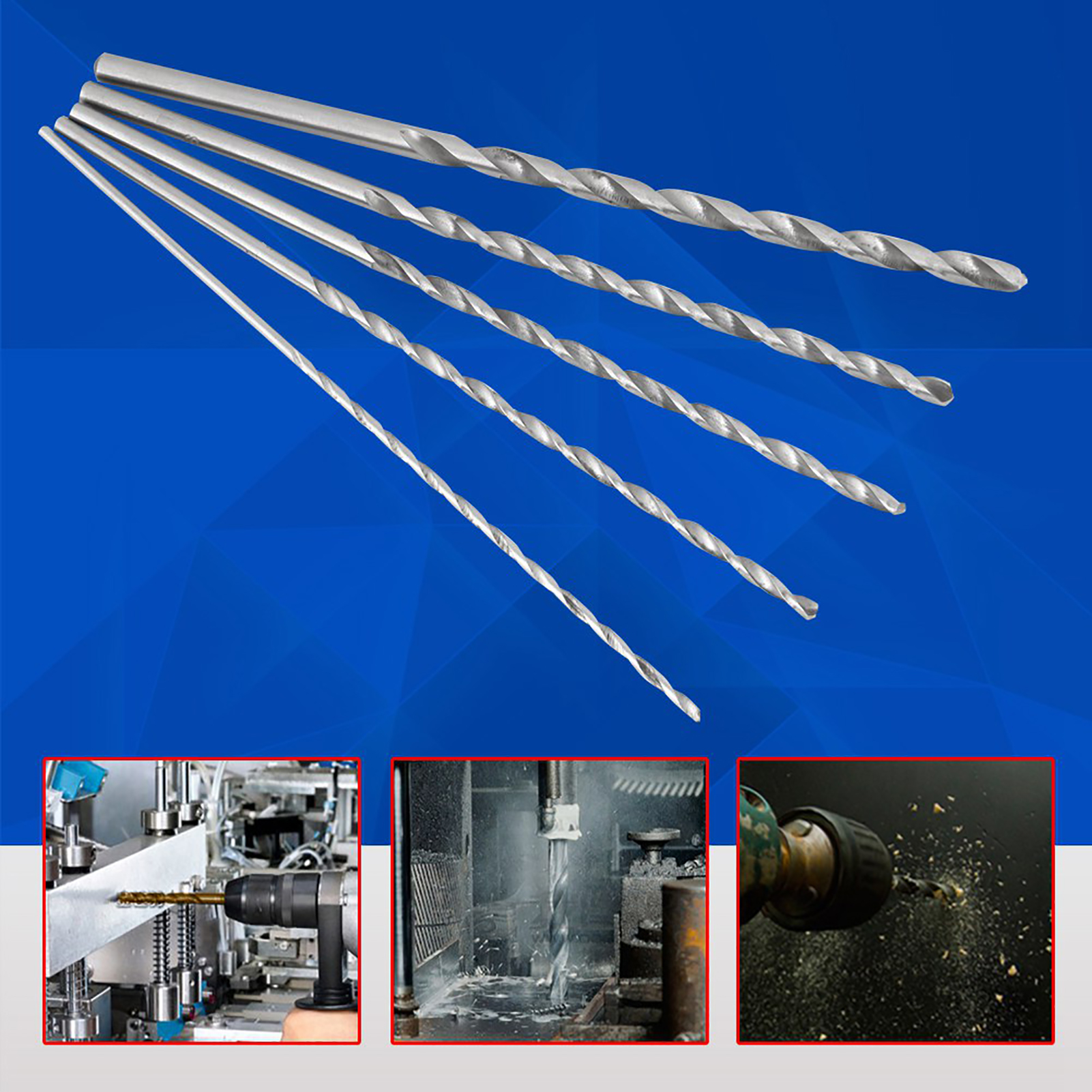 5 Gedrehte Diamanten, 150 Mm Lang – Weißer Diamant