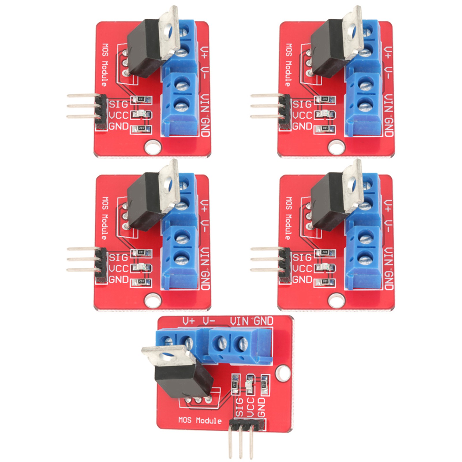Irf520-steuermodul, Mosfet-steuermodul