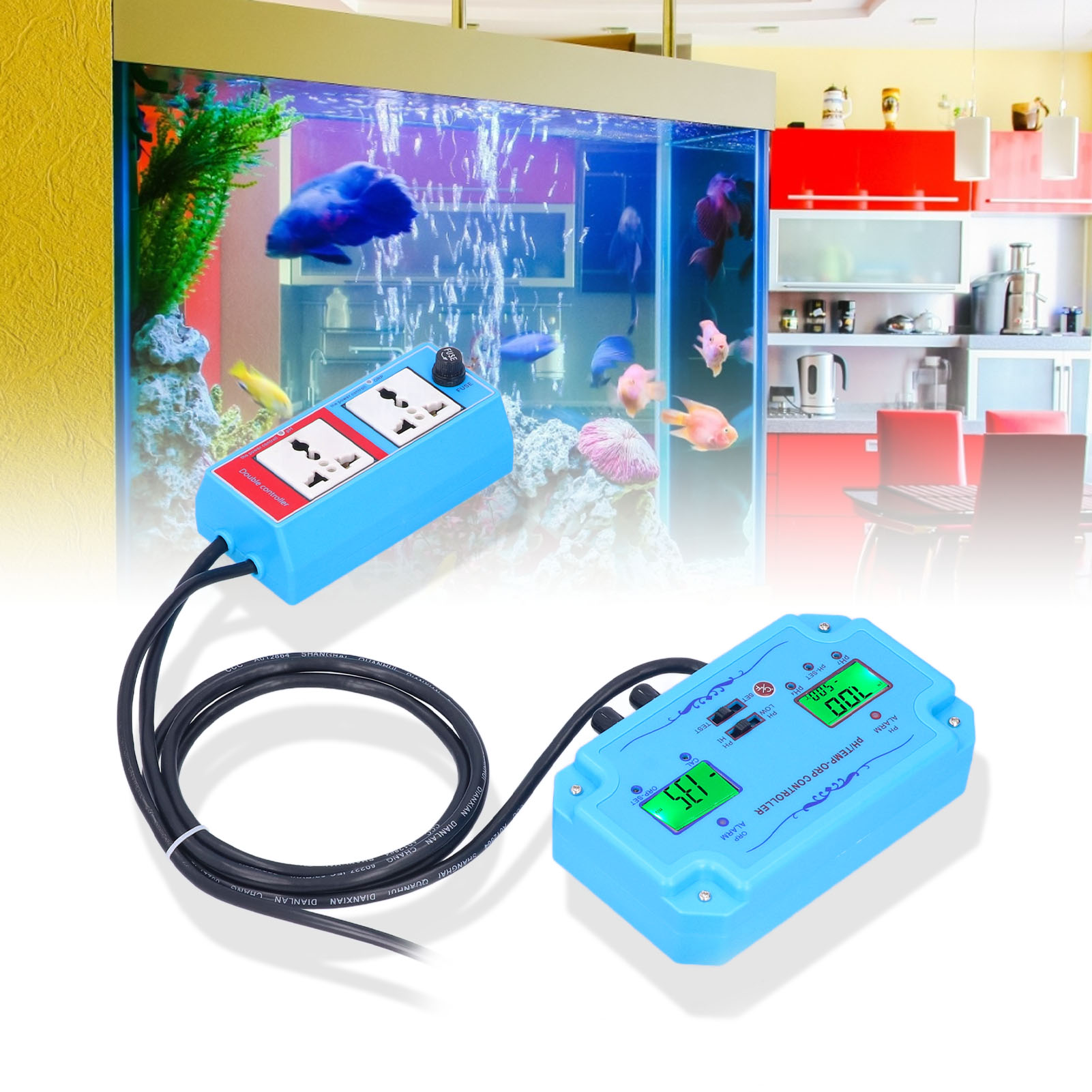 Ph-2839 5a Online-ph/temperatur/orp-regler Zur Wasserqualitätskontrolle In Der Aquakultur (europäischer Standard 230 V)