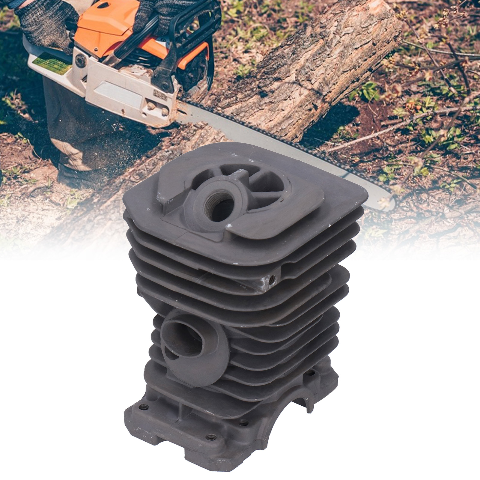 Geeignet Für Husqvarna 136 137 141 142 Kettensägen, Einschließlich Zylinderkolben, Kurbelwellenlager Und Öldichtungen (40 Mm).