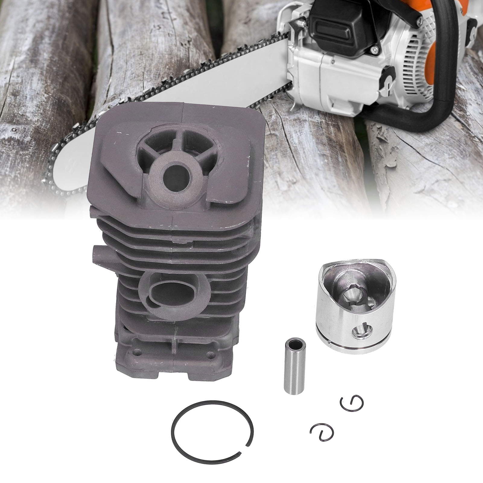 Passend Für Husqvarna 136 137 141 38 Mm Kettensägenzylinderkolben.