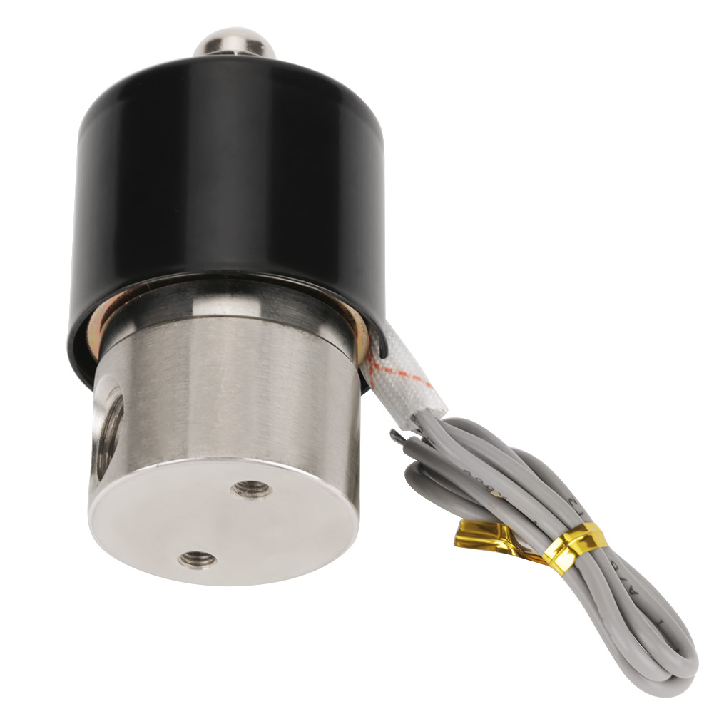 2-punkt-magnetventil Mit 1/4-zoll-anschluss, Gefertigt Aus Korrosionsbeständigem Edelstahl 304, 12 V Dc, 1/4 Zoll.