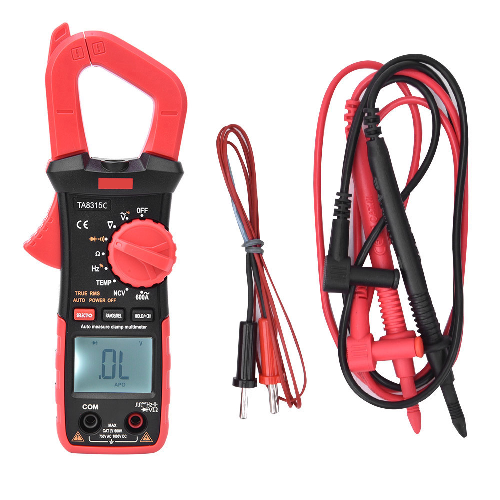 Zangenamperemeter, Multimeter, Hochpräzises Digitales Amperemeter, Zangenamperemeter, Zangenmultimeter, Multifunktionskondensator Ta8315c, Batterie Vor Versand Entfernt.