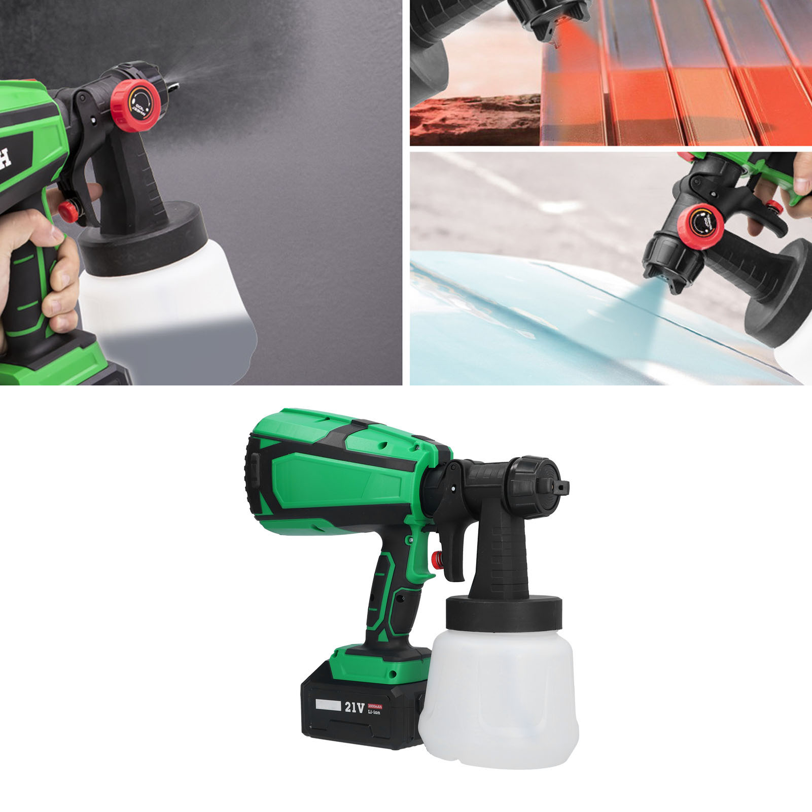 200-240v Kabellose Lithium-ionen-elektro-farbpistole, Entspricht Europäischen Normen, Für Zuhause, Büro Und Desinfektion.