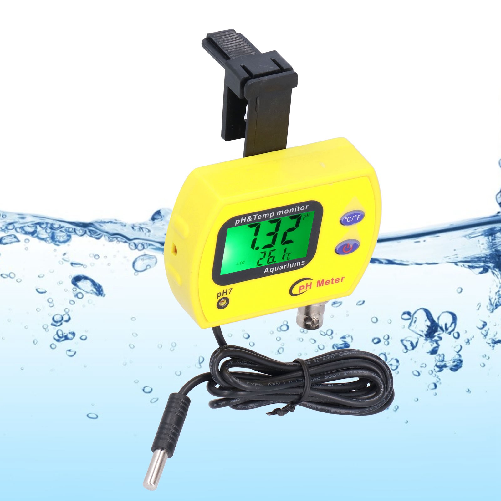 Hochpräzises Miniatur-ph-meter Für Aquarien, Ph-991 Mit Austauschbarem Messkopf, Europäischer Standard 220 V