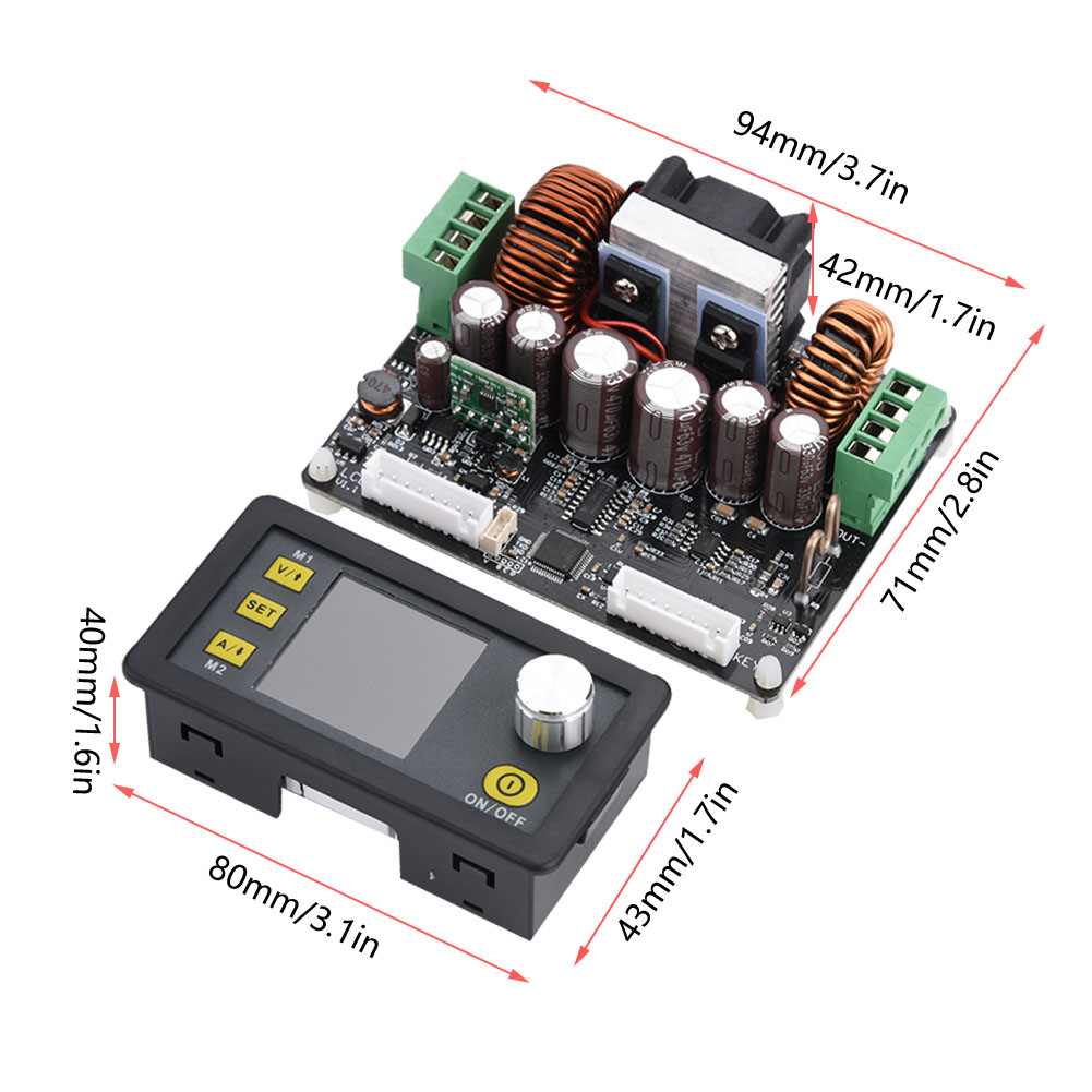 Dph5005-usb-bt Digitales Programmierbares Netzteilmodul Mit Usb-kommunikation, Einstellbares Aufwärts-/abwärts-netzteil Für Cnc-maschinen