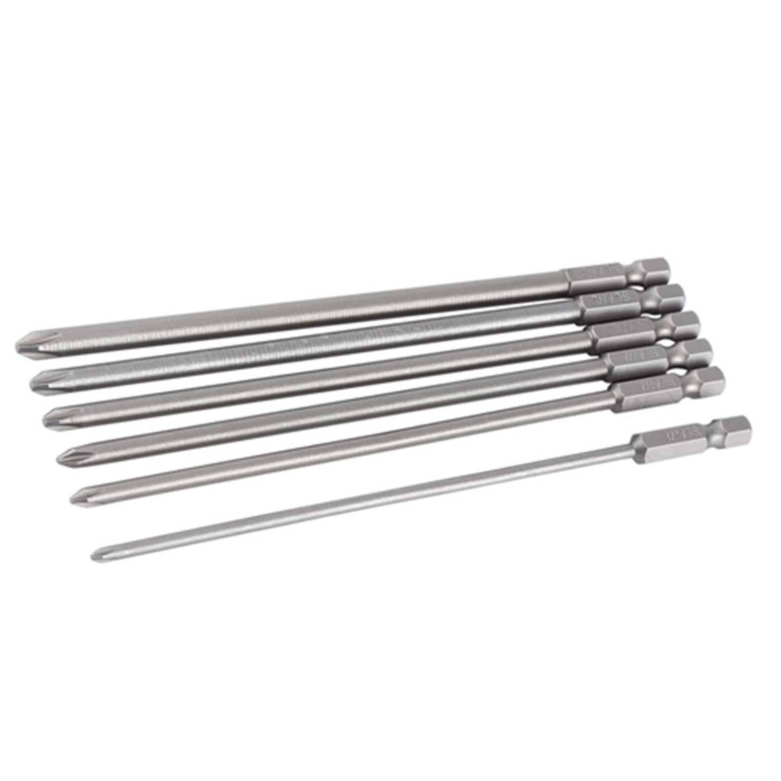 6 Kreuzschlitzschraubendreher-bits Ph1 Ph2