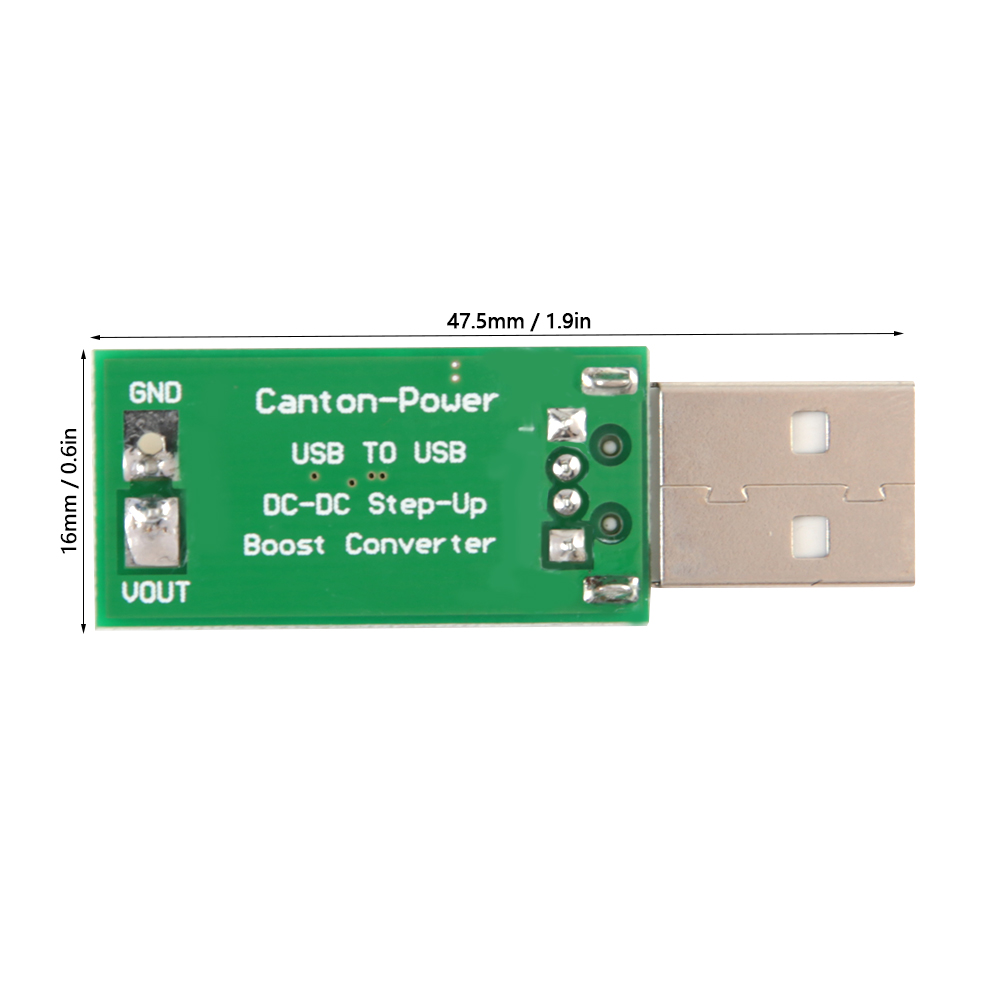 Tb293 7w Usb Dc-dc Aufwärtswandlermodul, Einstellbarer Ausgang 5v Bis 6v, 9v, 12v Oder 15v.