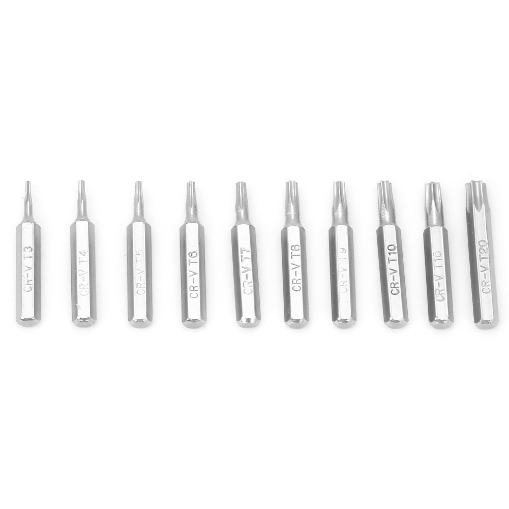 Set Mit 10 Kleinen Schraubendreherbits (schaftdurchmesser: 4 Mm, Länge: 28 Mm) Für Die Handy-reparatur