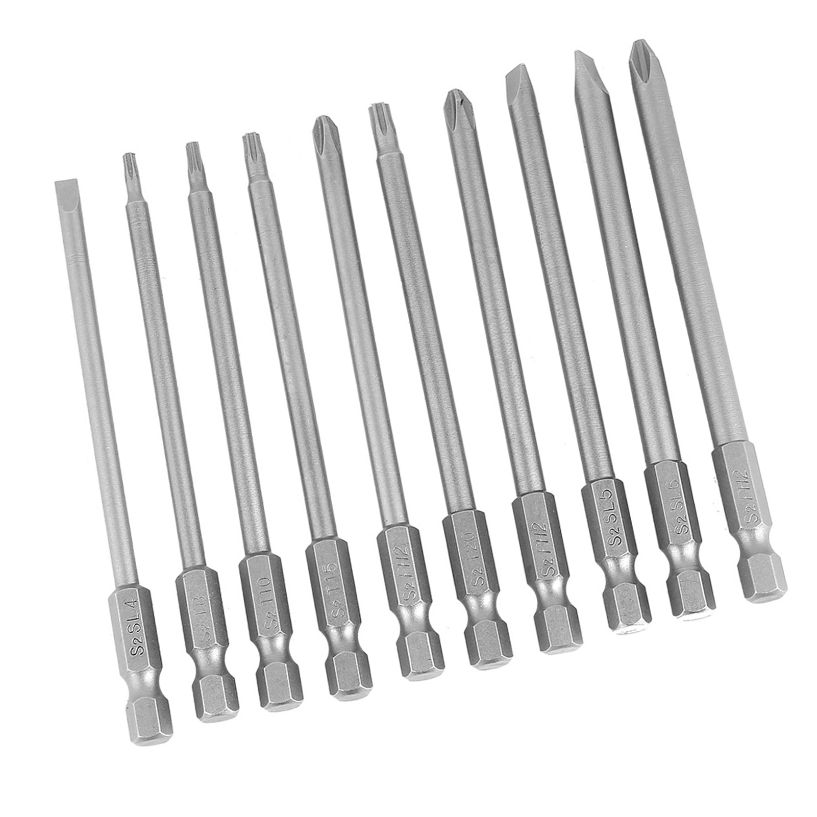 Satz Mit 10 Bst-bits, 100 Mm Lang - 004