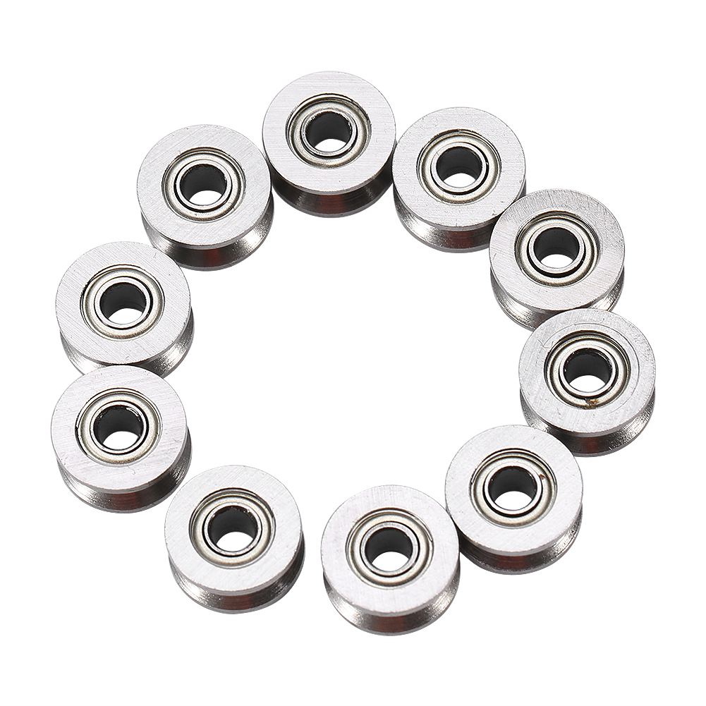 10 Kugellager Aus Kohlenstoffstahl U624zz, 4 X 13 X 7 Mm