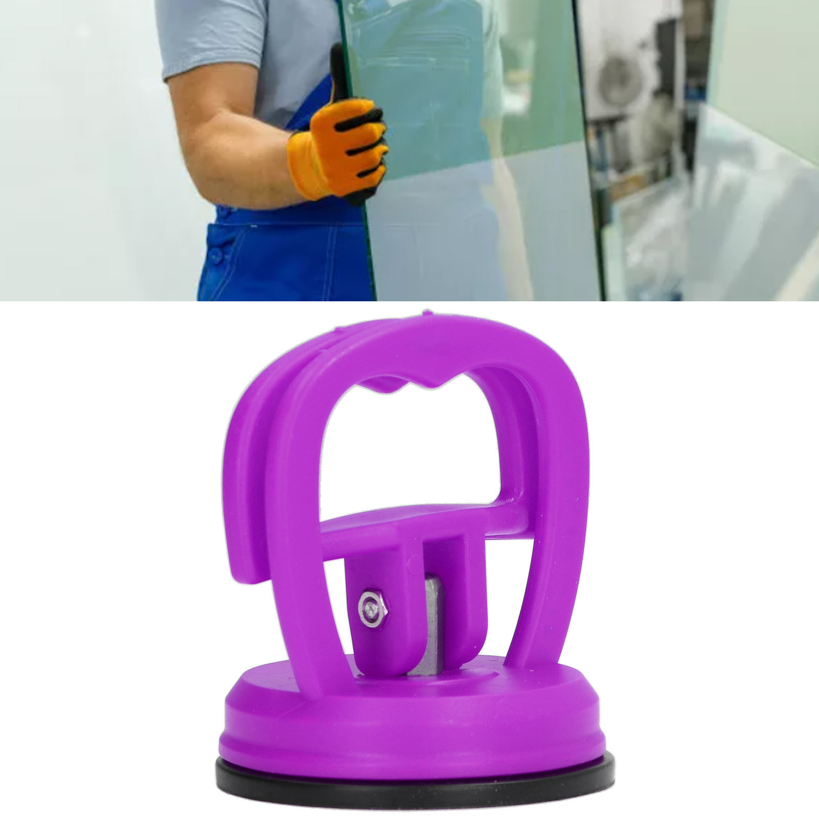 Mini-dellenreparatur-saugnapf, Hochfester Einzelklauen-glassaugnapf, Saugnapf Zum Verschieben Von Fliesen, Lila.