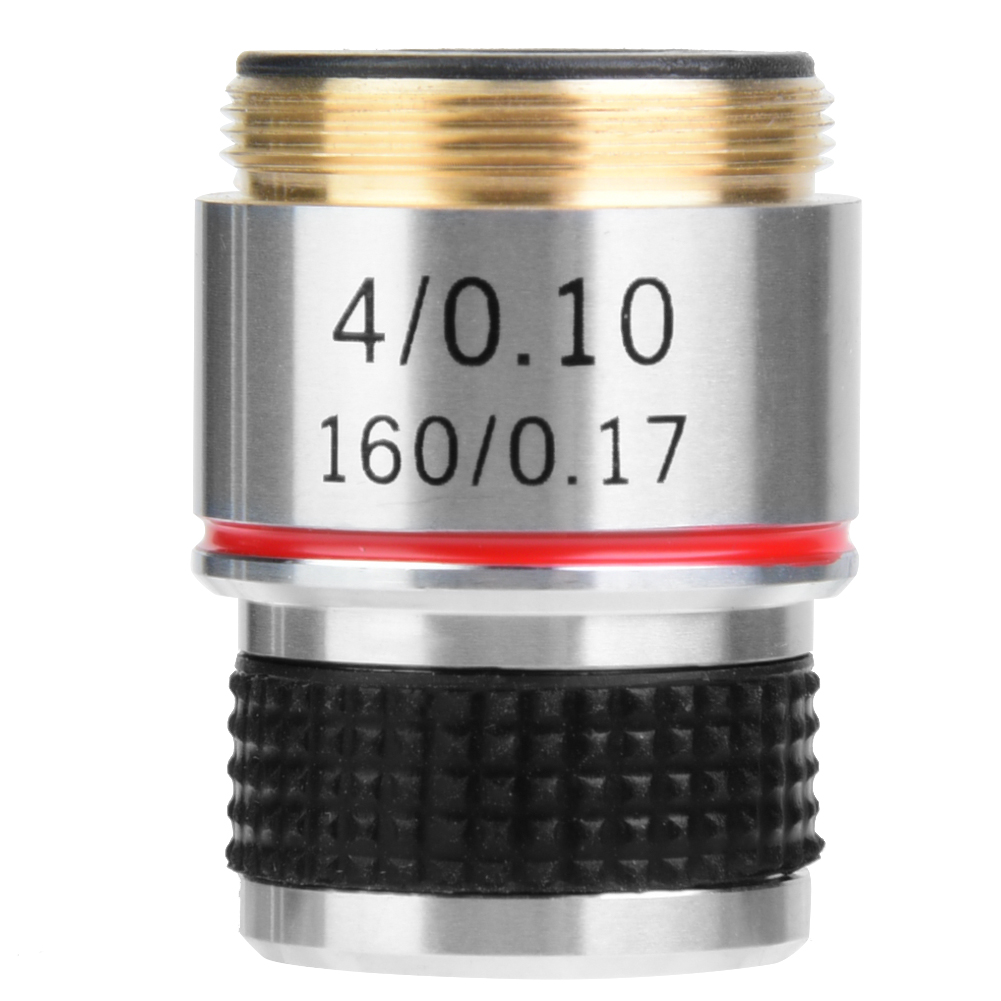 Dm-wj001 4x185 Achromatisches Objektiv Für Biologische Mikroskope, 160/0,17 Vergrößerung