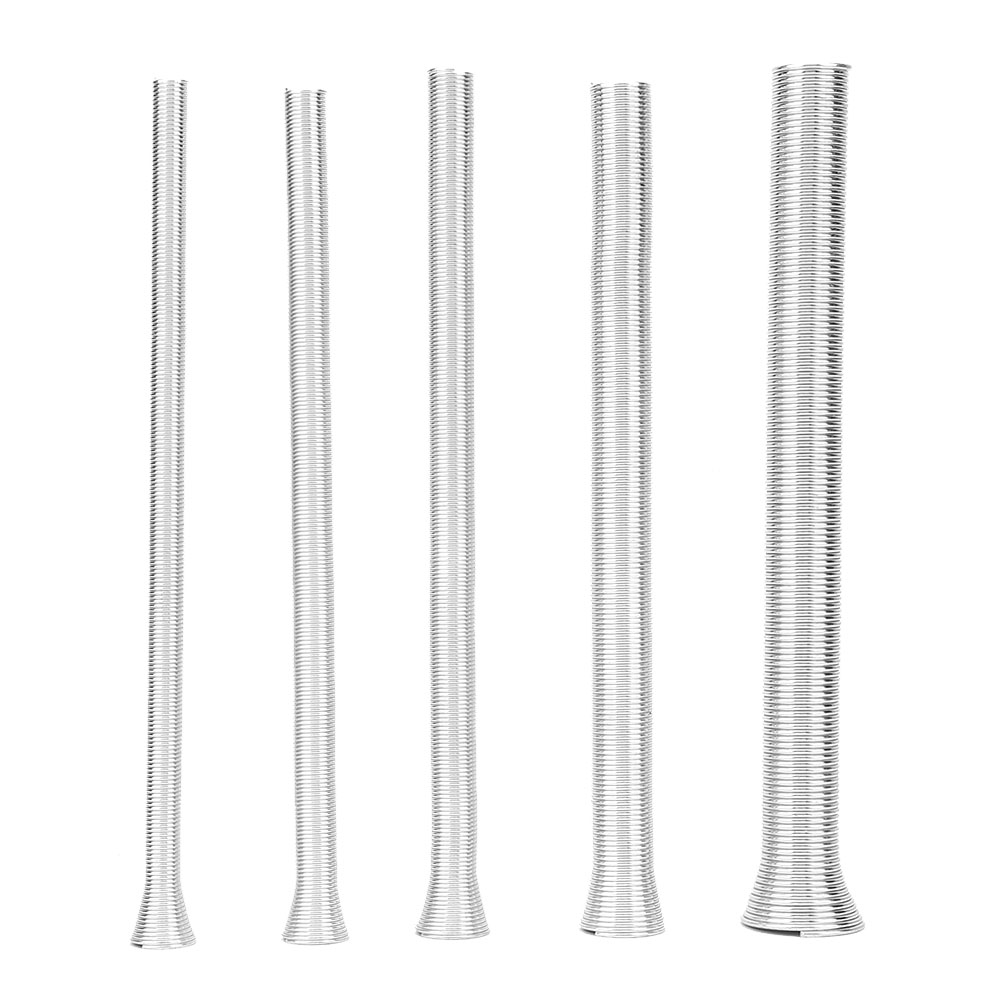 5 Federbelastete Rohrbieger, 21 Cm Lang, Für Pvc-rohre
