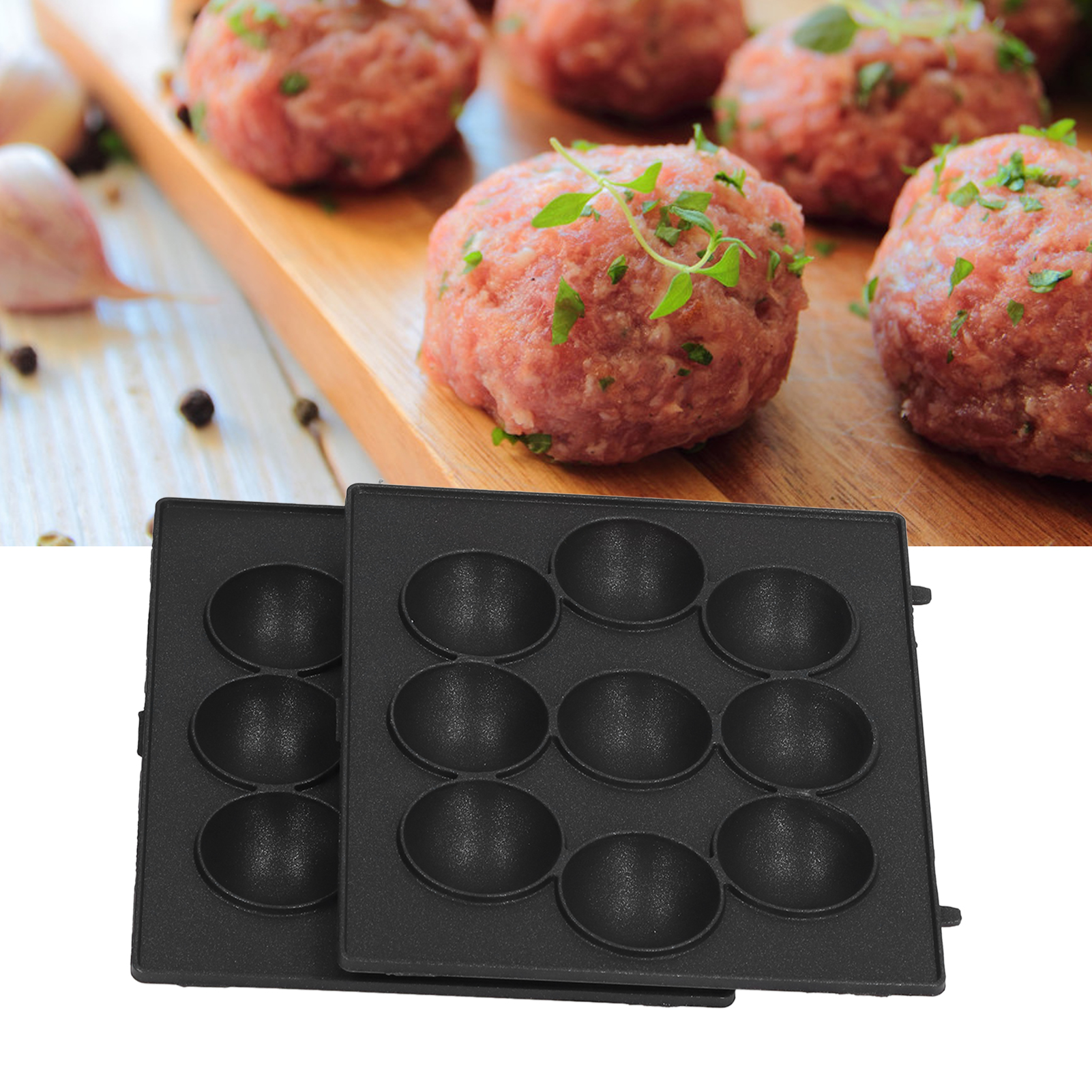 Universelles Sandwich-backblech, Takoyaki-backblech Mit 9 Mulden, Antihaftbeschichtetes Backblech