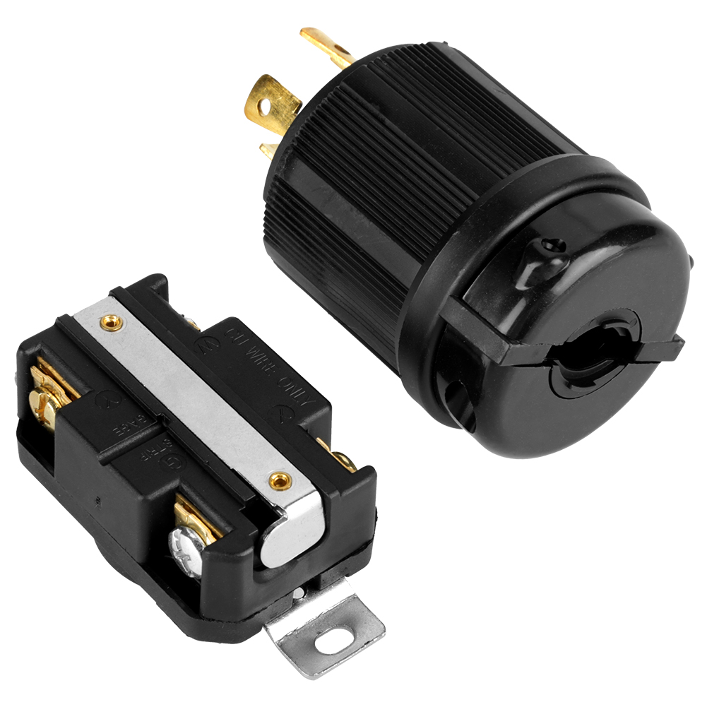 Amerikanischer Standard 30a 125v-250v Nema L14-30p+ Vierpol-sicherheitsstecker Und Nema L14-30r 30a Steckdosenbaugruppe
