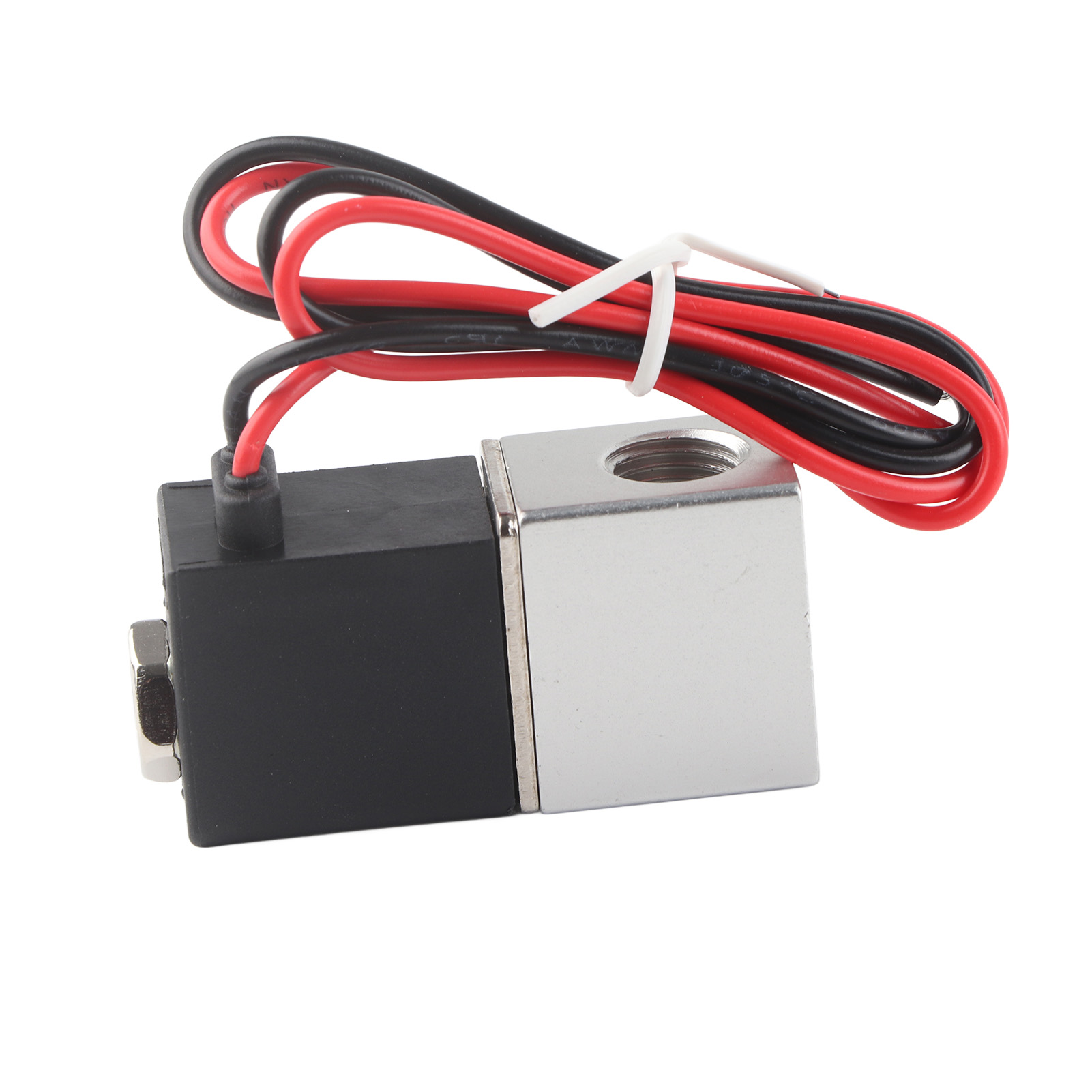 Schnell Ansprechendes Magnetventil Für Luft, Gas Und Wasser Aus Aluminiumlegierung, 2 Positionen, 2 Wege, 24 V Dc, 1/4"-gewinde.