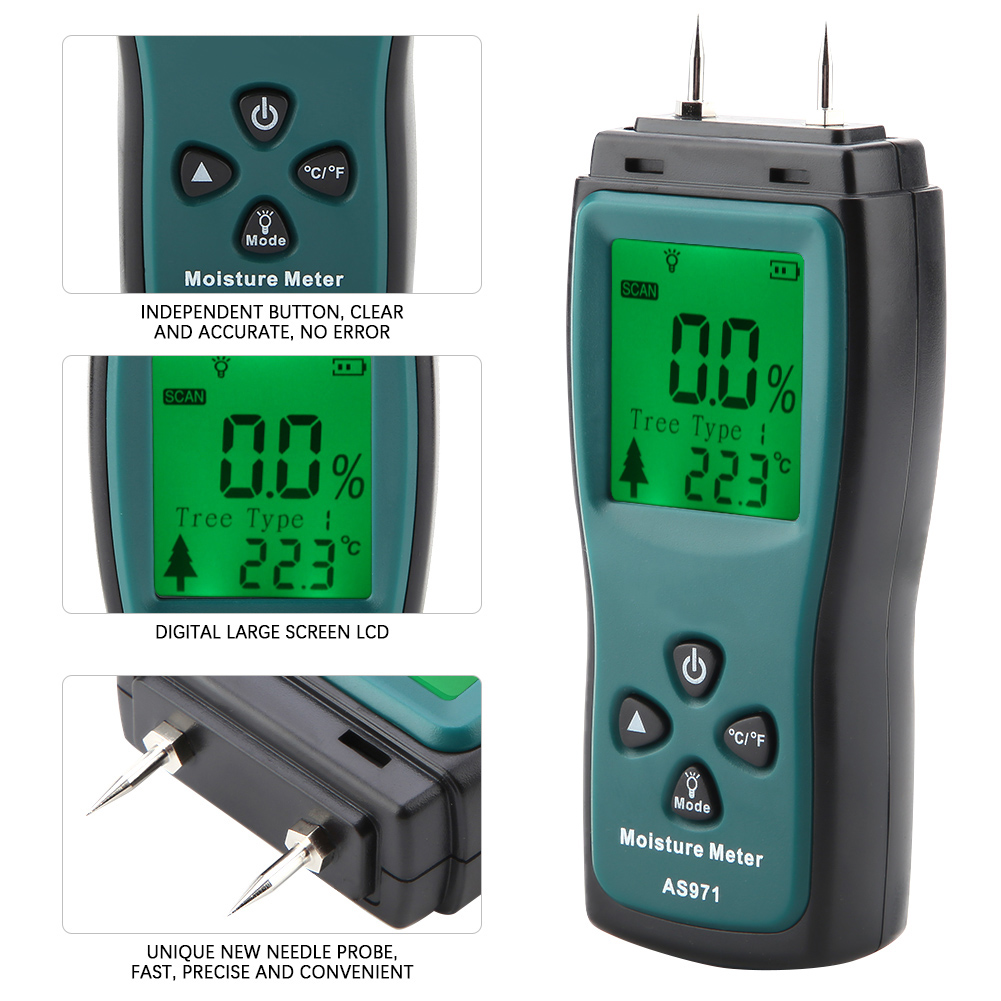 Smart Sensoras 971 Holzfeuchtigkeitstester (batterie Nicht Enthalten) - Preisobergrenze Bei 16.99 Auf Aliexpress, Keine Preisobergrenze Auf Anderen Plattformen.