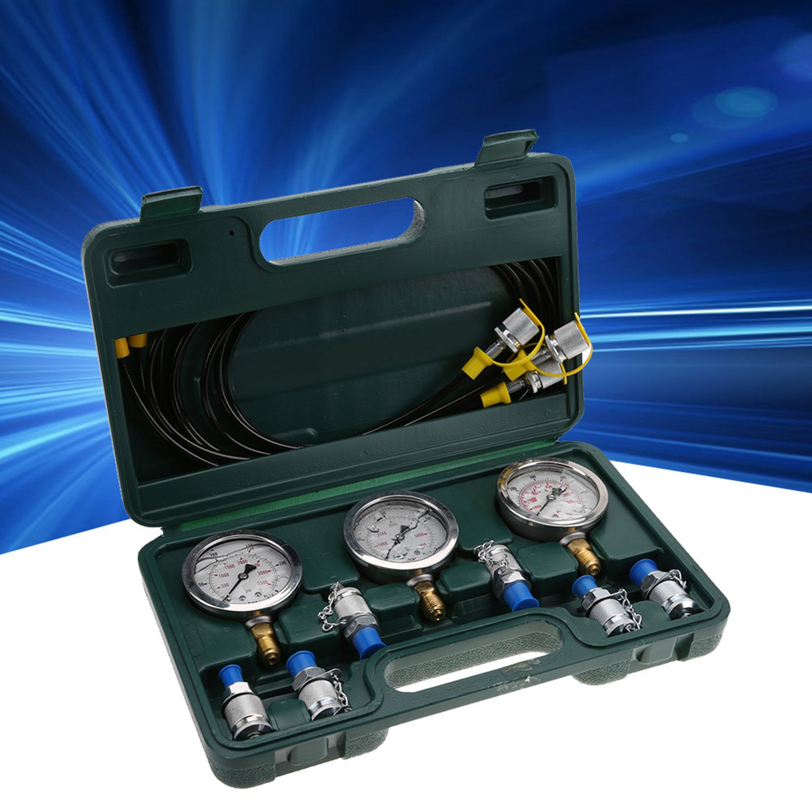 Tragbares Hydrauliksystem, Druckprüfrohr, Druckprüfkasten