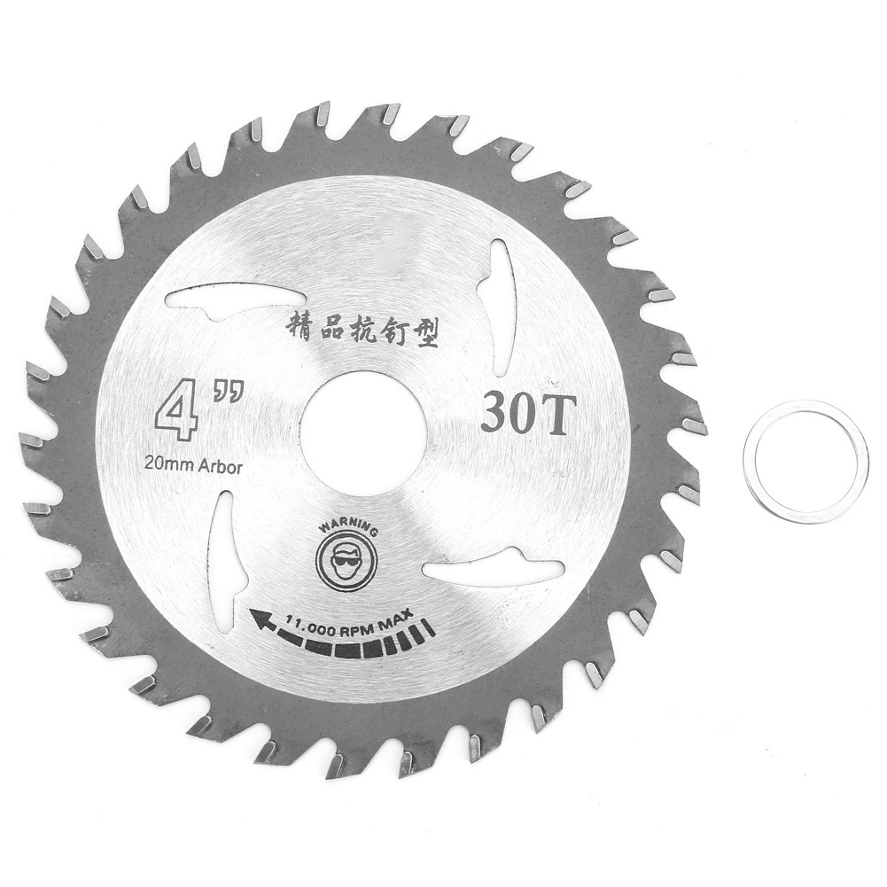 4 X 30t Holzsägeblatt Aus Aluminiumlegierung, Nagelfest, 110 Mm