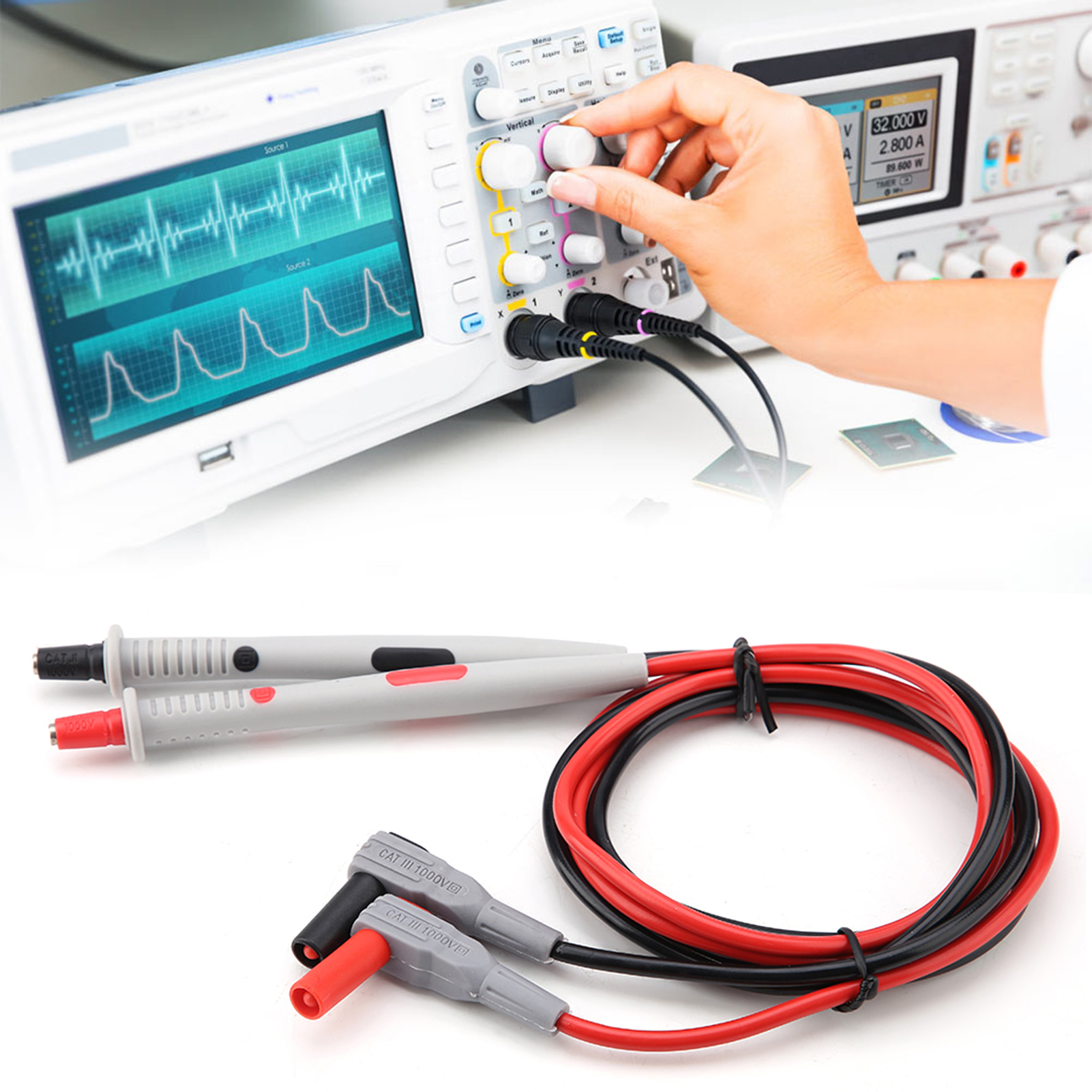 P1503d Multifunktionales Elektronik-reparaturset Mit Austauschbarer Nadel Für Stiftmultimeter