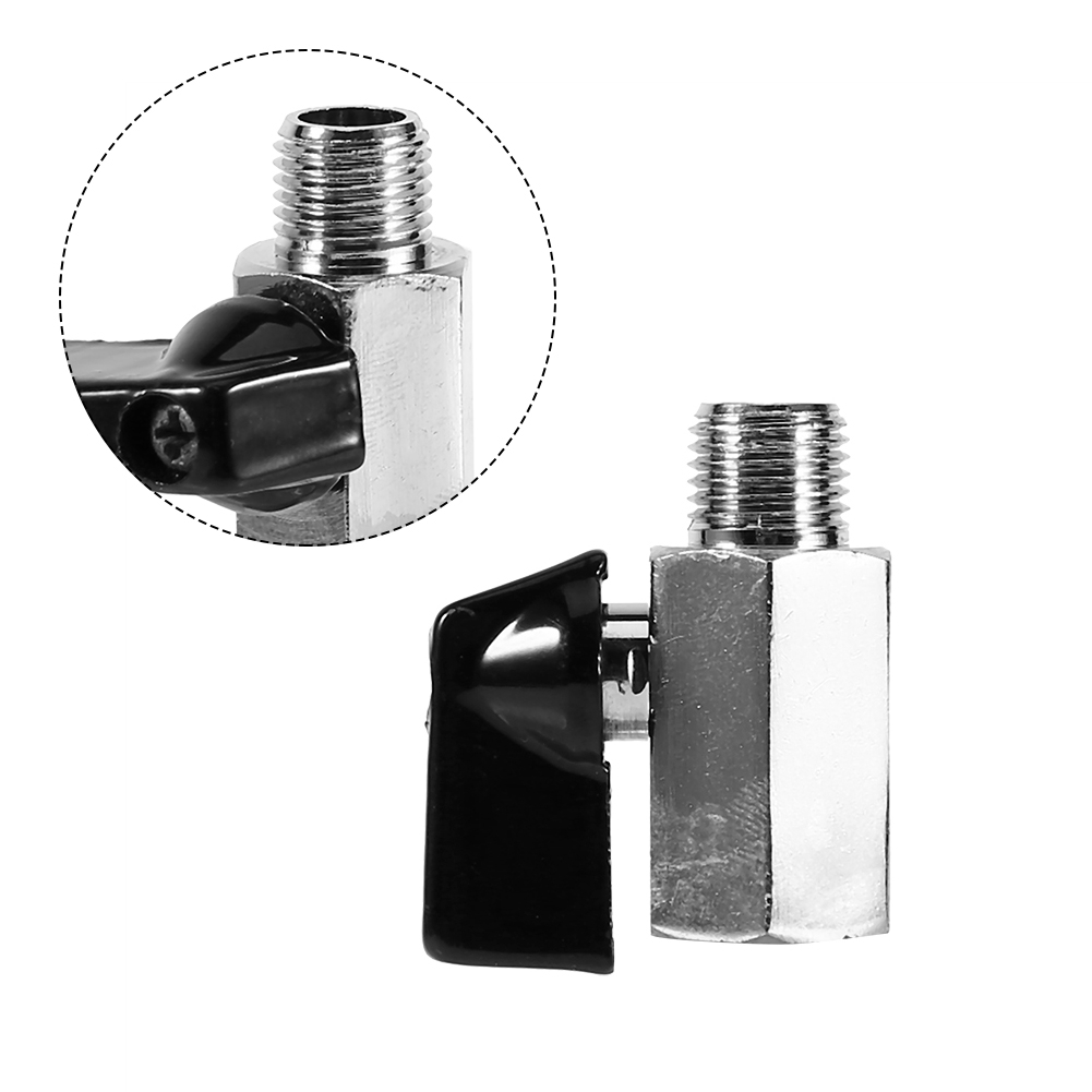Miniatur-durchgangskugelhahn, Miniatur-kugelhahn Mit Innen- Und Außengewinde, 1/4 Bsp Messing