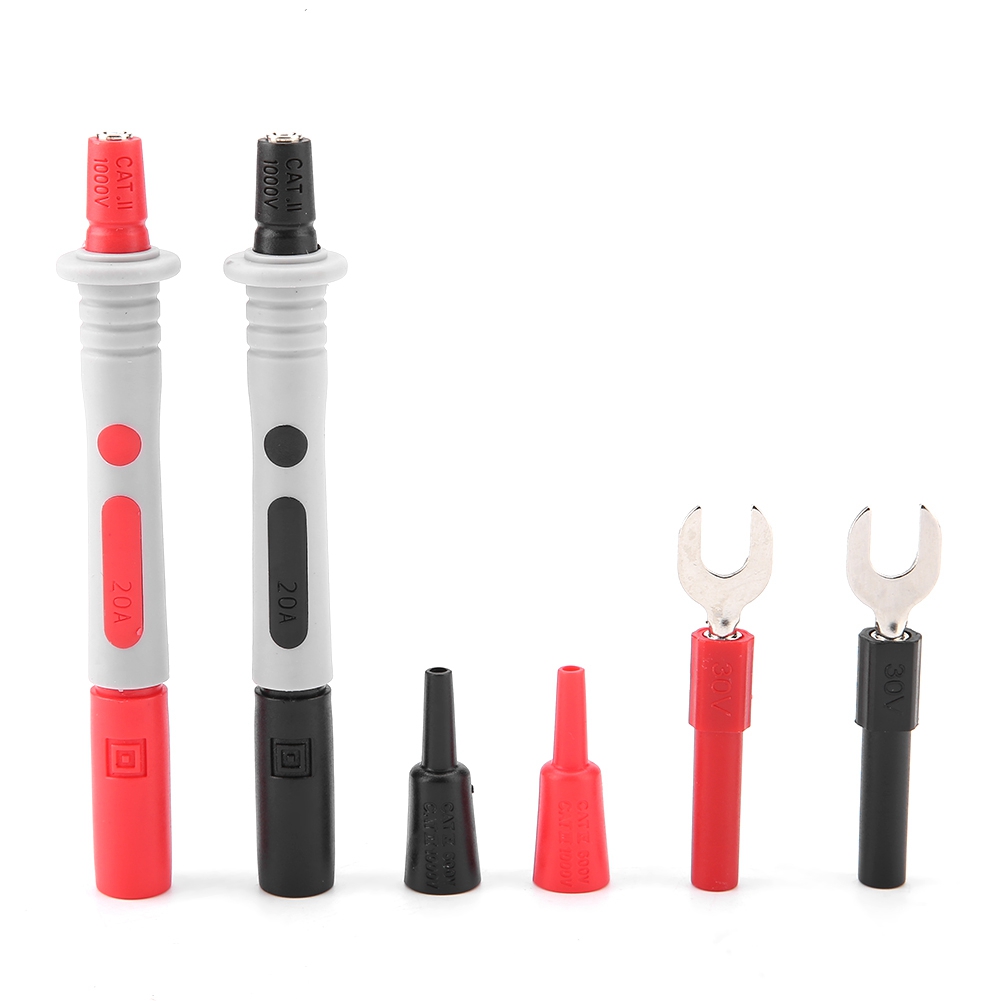 Das P1300f Ist Ein Set Bestehend Aus Austauschbarer Multimetersonde, Prüfhaken Und Prüfleitung Mit Einem 4-mm-bananenstecker.