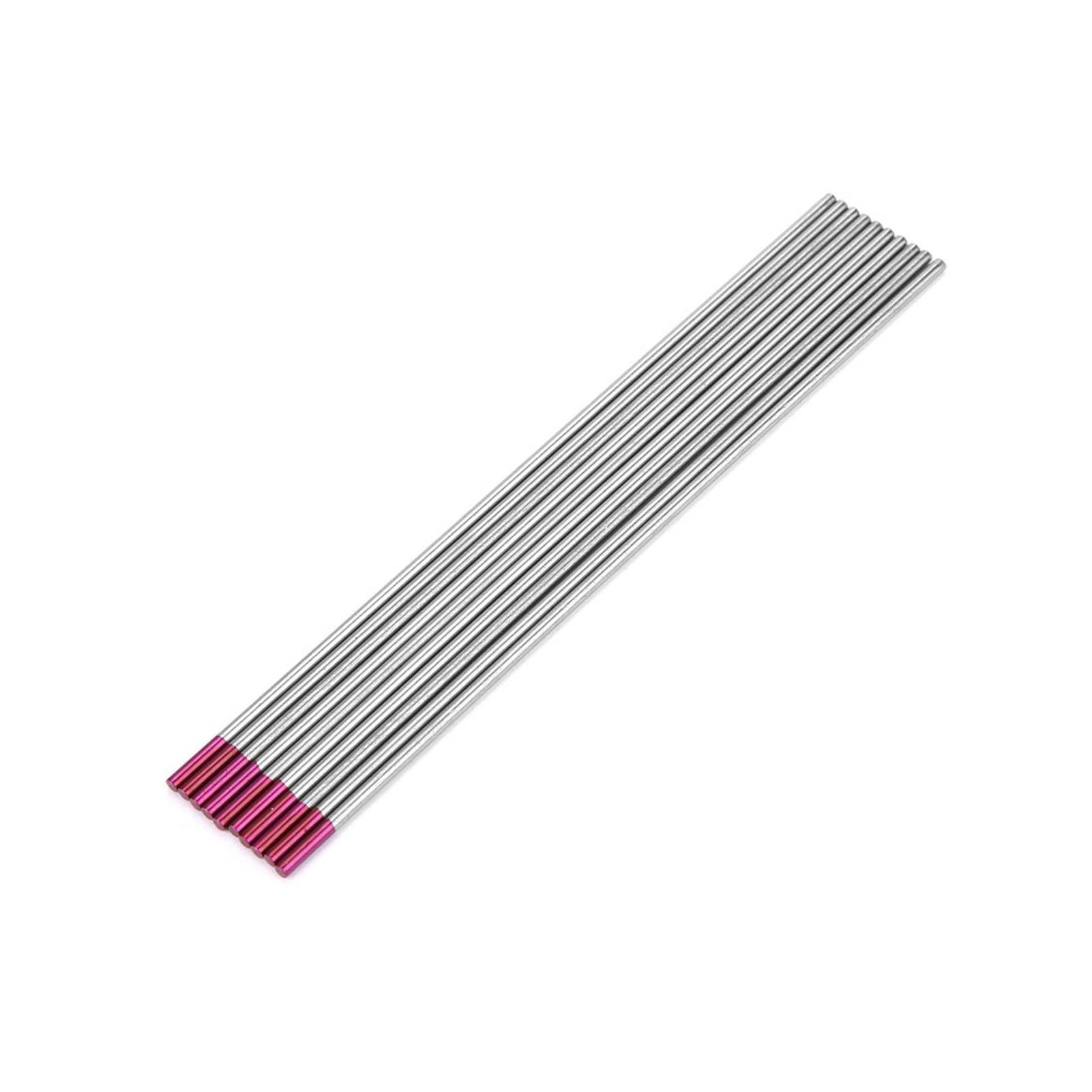 10 Wes-kompositelektroden, Wolframelektroden Mit Violetter Spitze, 2,4 X 150 Mm