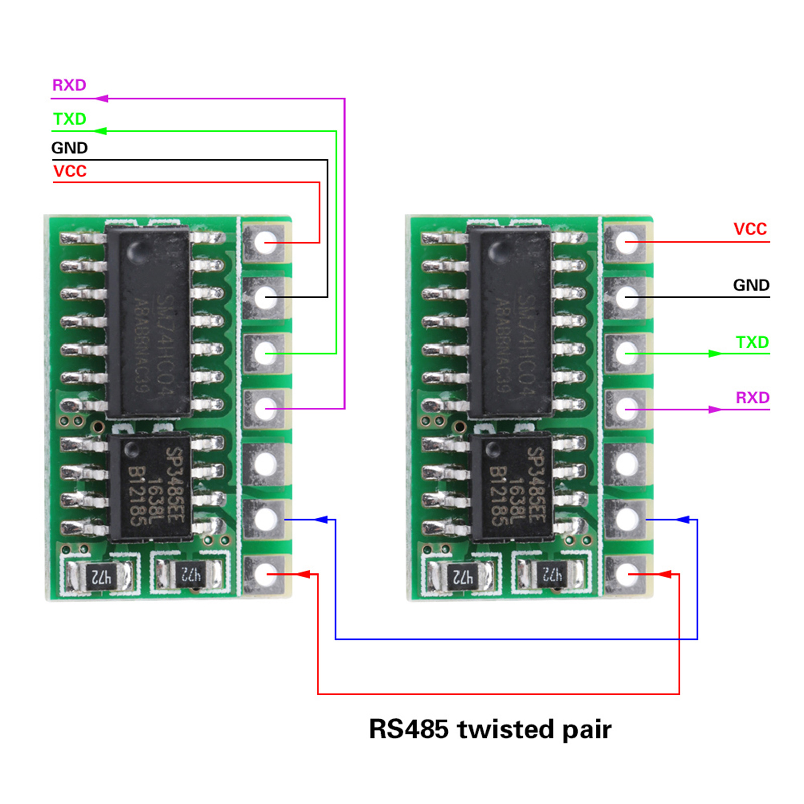 Uart Zu Rs485 Serieller Transceiver Konverter Sp3485 R411a01